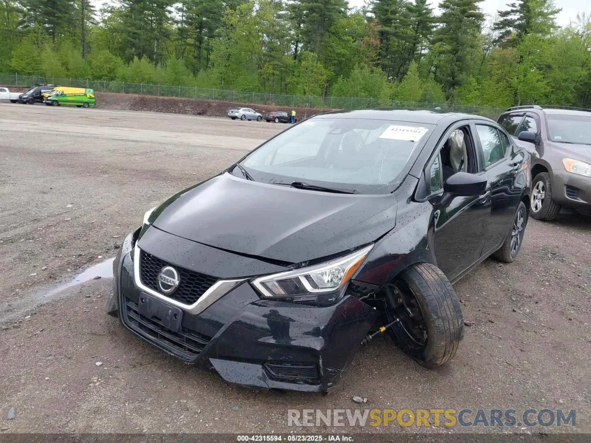 2 Photograph of a damaged car 3N1CN8EV3NL849229 NISSAN VERSA 2022