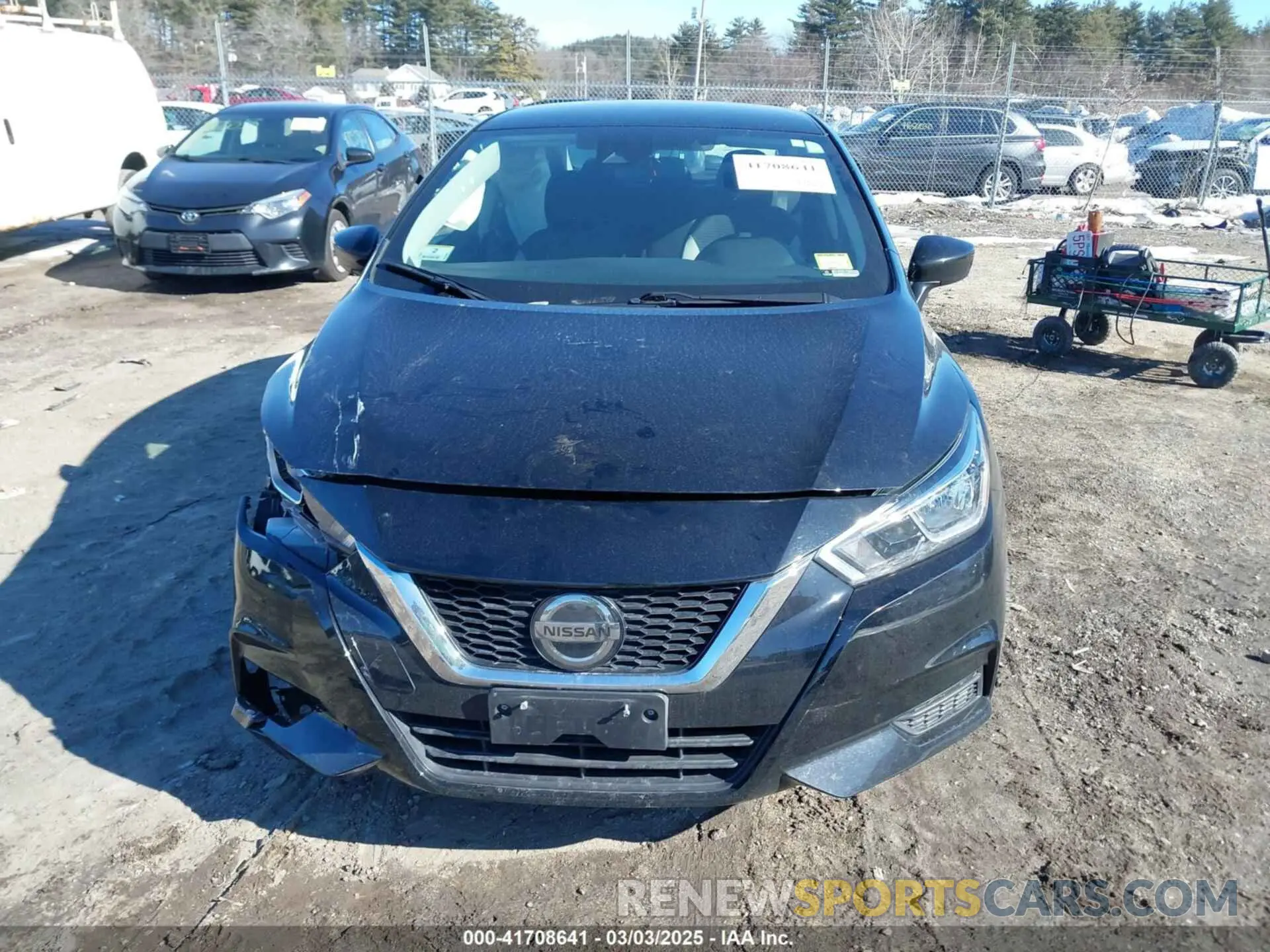 12 Photograph of a damaged car 3N1CN8EV6NL823045 NISSAN VERSA 2022