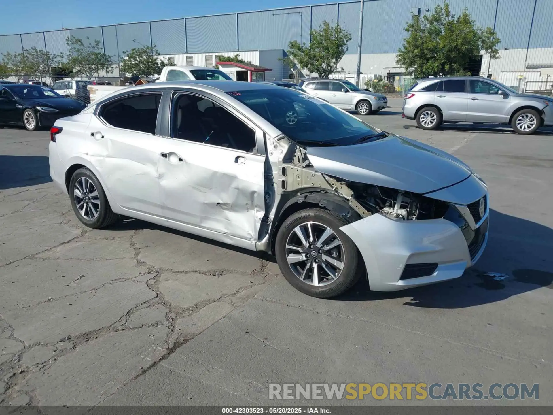 1 Photograph of a damaged car 3N1CN8EV7NL849623 NISSAN VERSA 2022