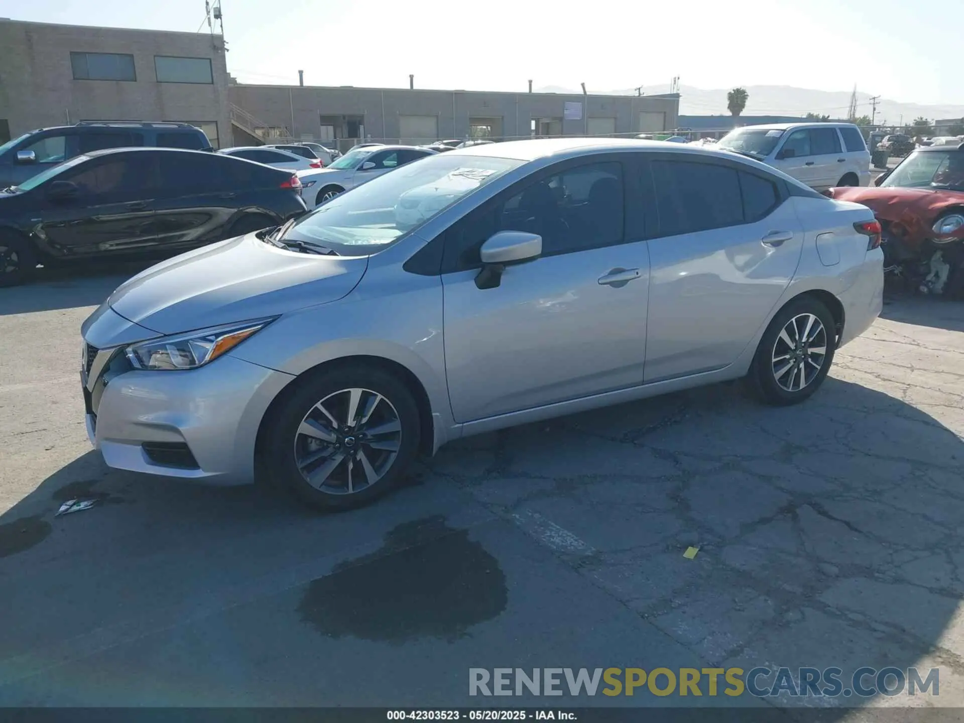 2 Photograph of a damaged car 3N1CN8EV7NL849623 NISSAN VERSA 2022