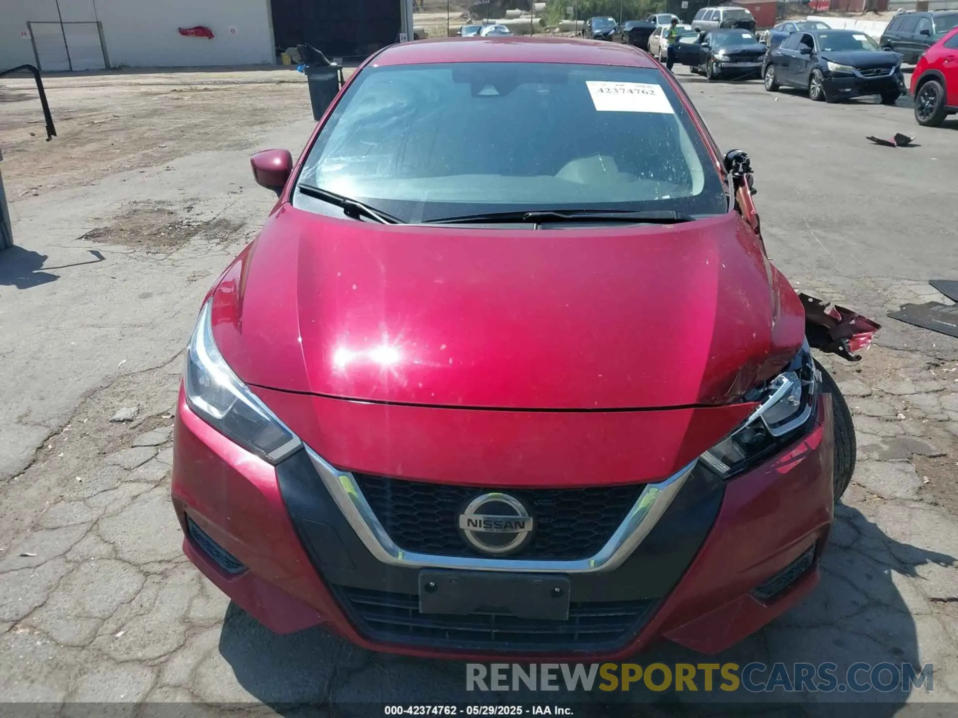 12 Photograph of a damaged car 3N1CN8EV8NL861988 NISSAN VERSA 2022