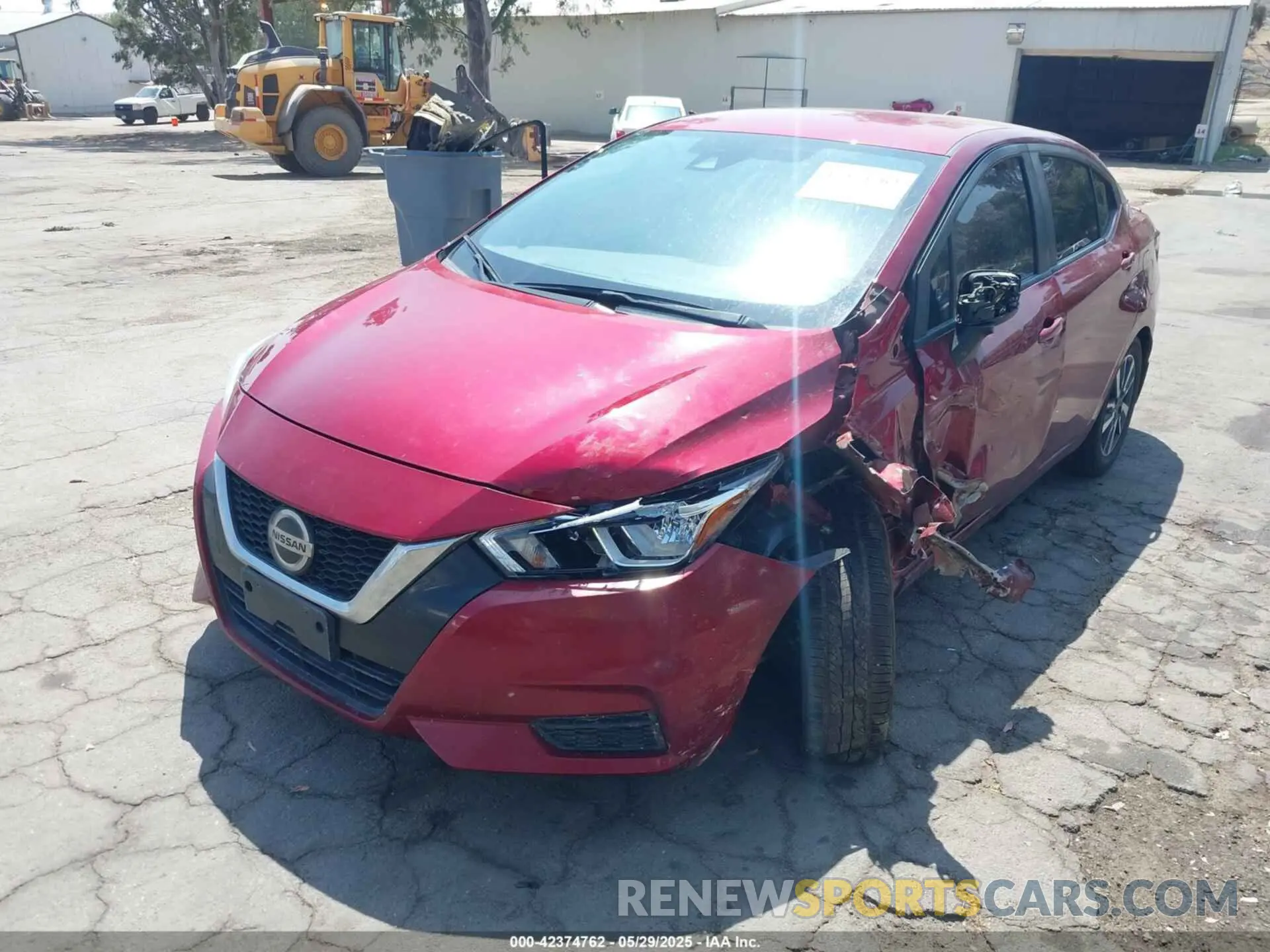 2 Photograph of a damaged car 3N1CN8EV8NL861988 NISSAN VERSA 2022
