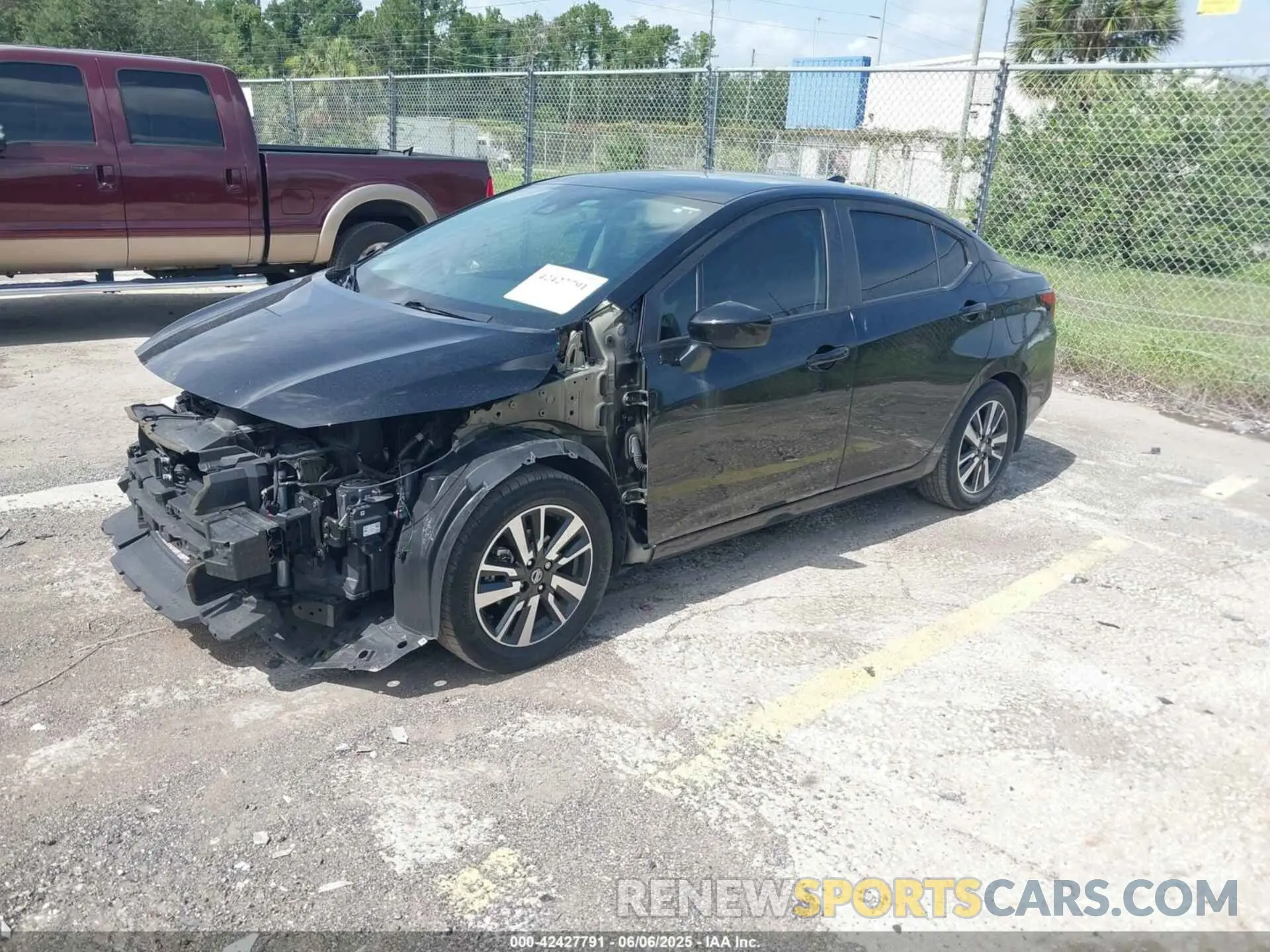 2 Photograph of a damaged car 3N1CN8EV9NL827607 NISSAN VERSA 2022