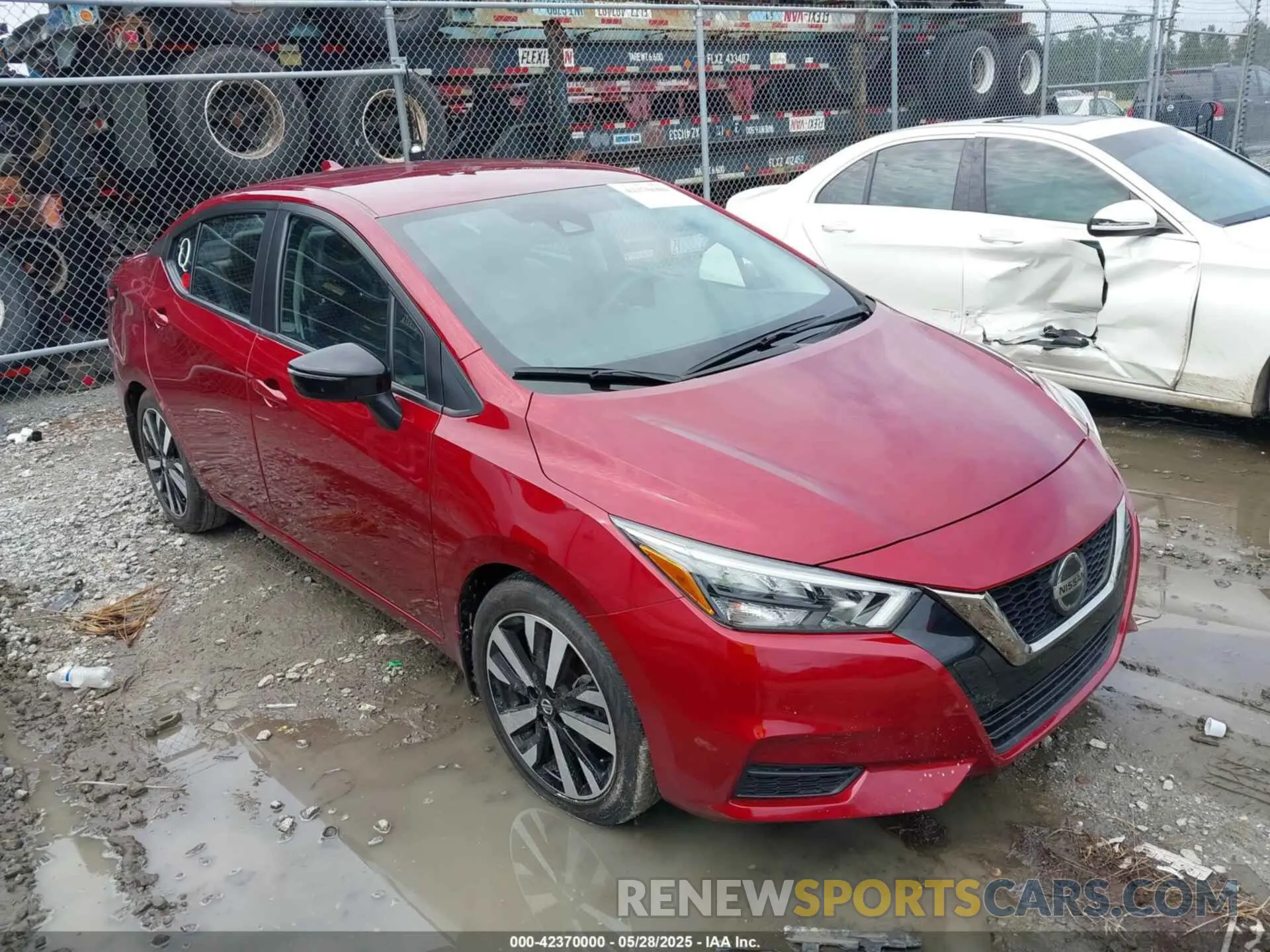 1 Photograph of a damaged car 3N1CN8FV0NL820110 NISSAN VERSA 2022