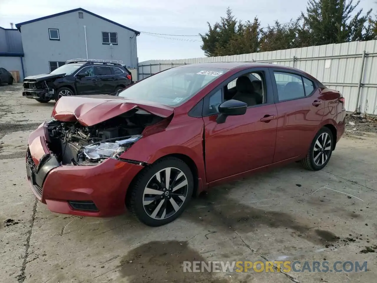 1 Photograph of a damaged car 3N1CN8FV3NL845230 NISSAN VERSA 2022