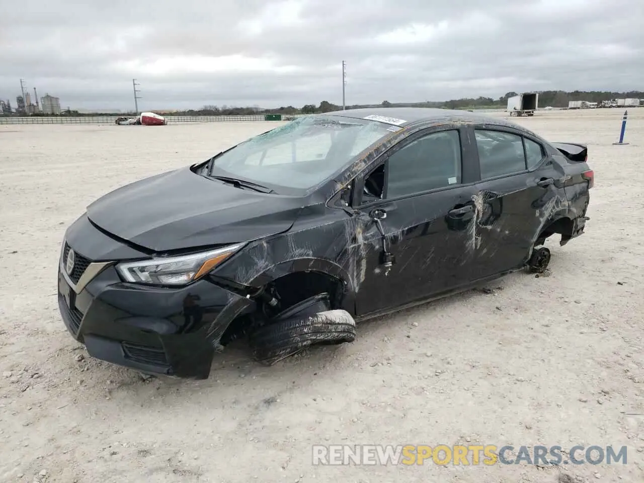 1 Photograph of a damaged car 3N1CN8FV5NL860098 NISSAN VERSA 2022