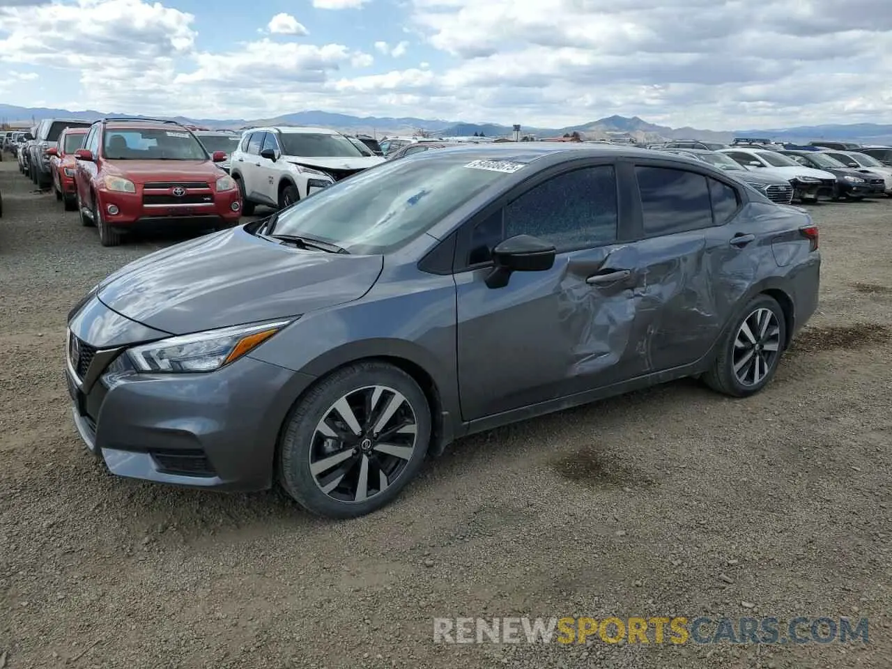 1 Photograph of a damaged car 3N1CN8FVXNL832202 NISSAN VERSA 2022
