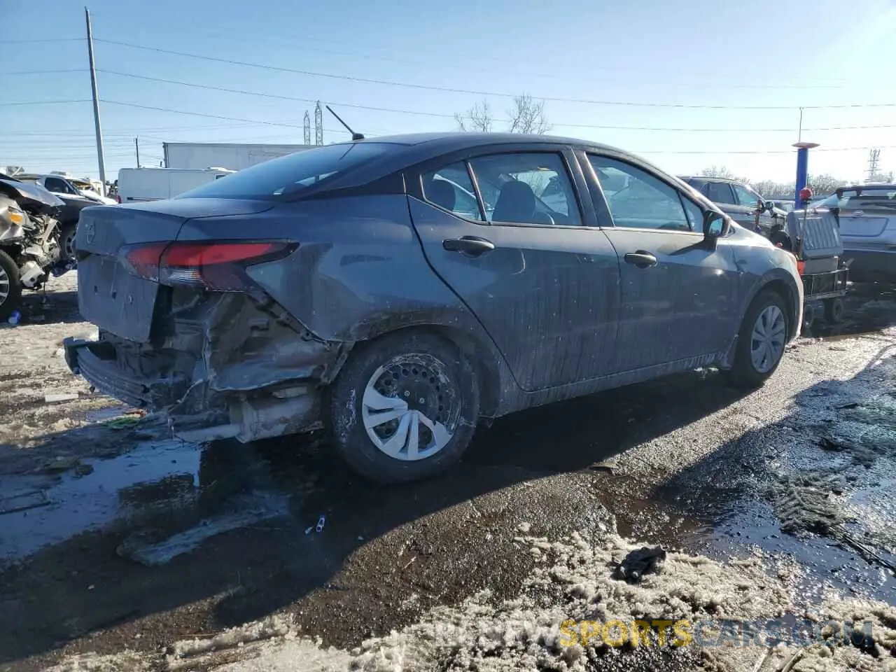 3 Photograph of a damaged car 3N1CN8BV1PL829536 NISSAN VERSA 2023
