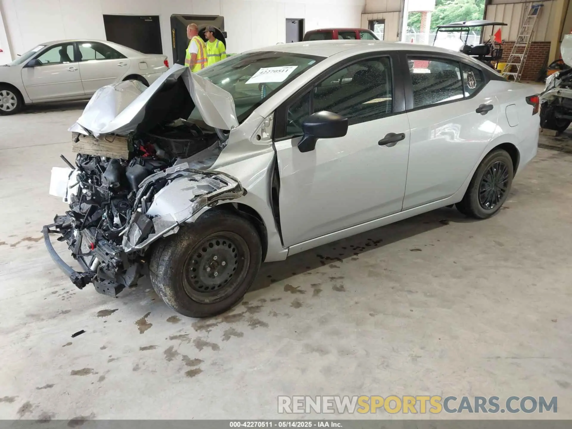2 Photograph of a damaged car 3N1CN8DV0PL830304 NISSAN VERSA 2023