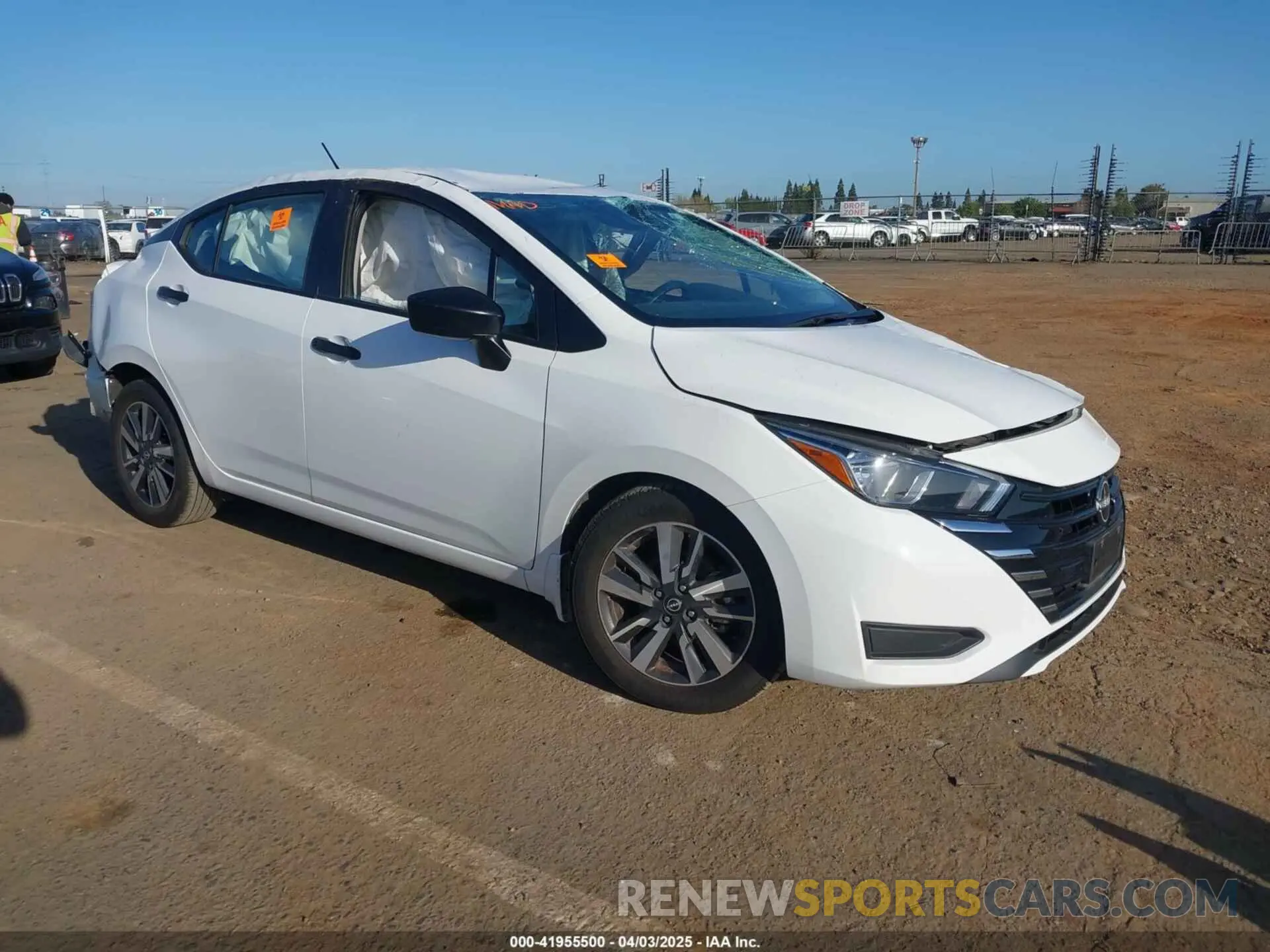 1 Photograph of a damaged car 3N1CN8DV2PL820406 NISSAN VERSA 2023