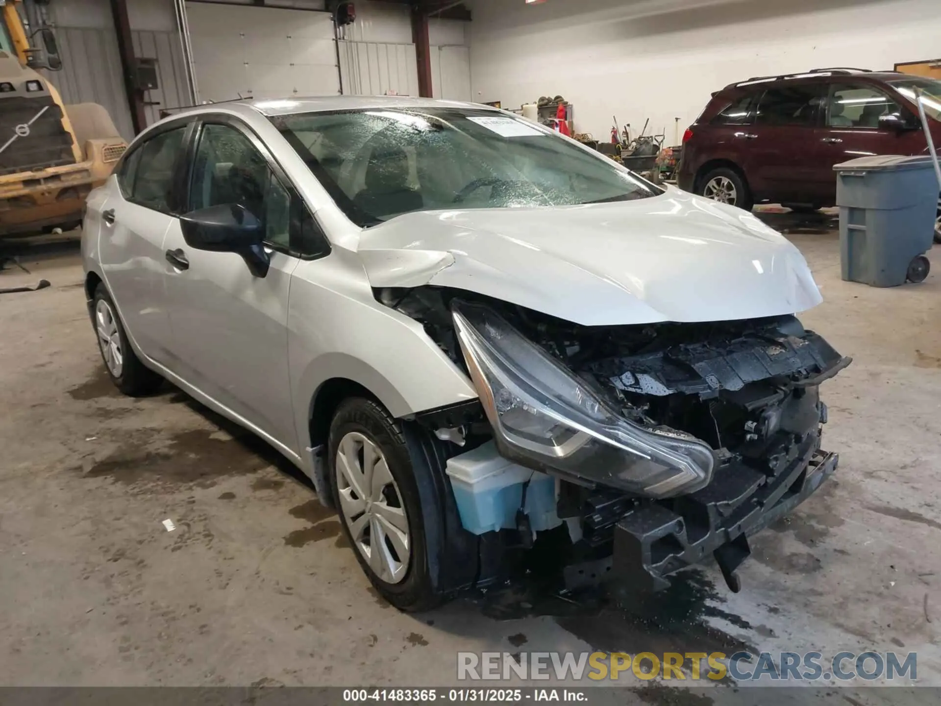 1 Photograph of a damaged car 3N1CN8DV2PL870383 NISSAN VERSA 2023
