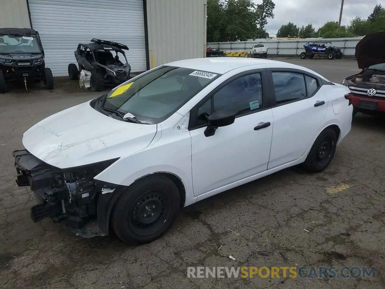 1 Photograph of a damaged car 3N1CN8DV3PL834024 NISSAN VERSA 2023