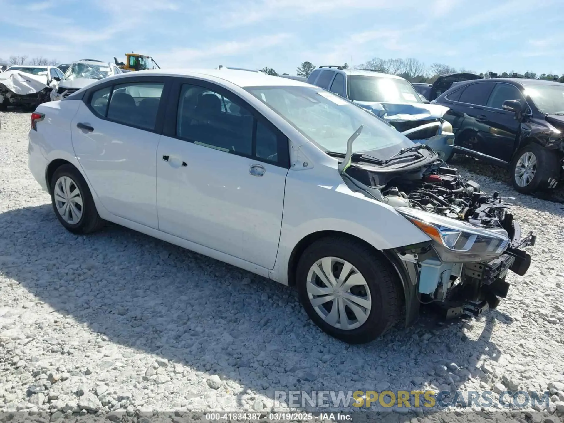 1 Photograph of a damaged car 3N1CN8DV6PL823440 NISSAN VERSA 2023