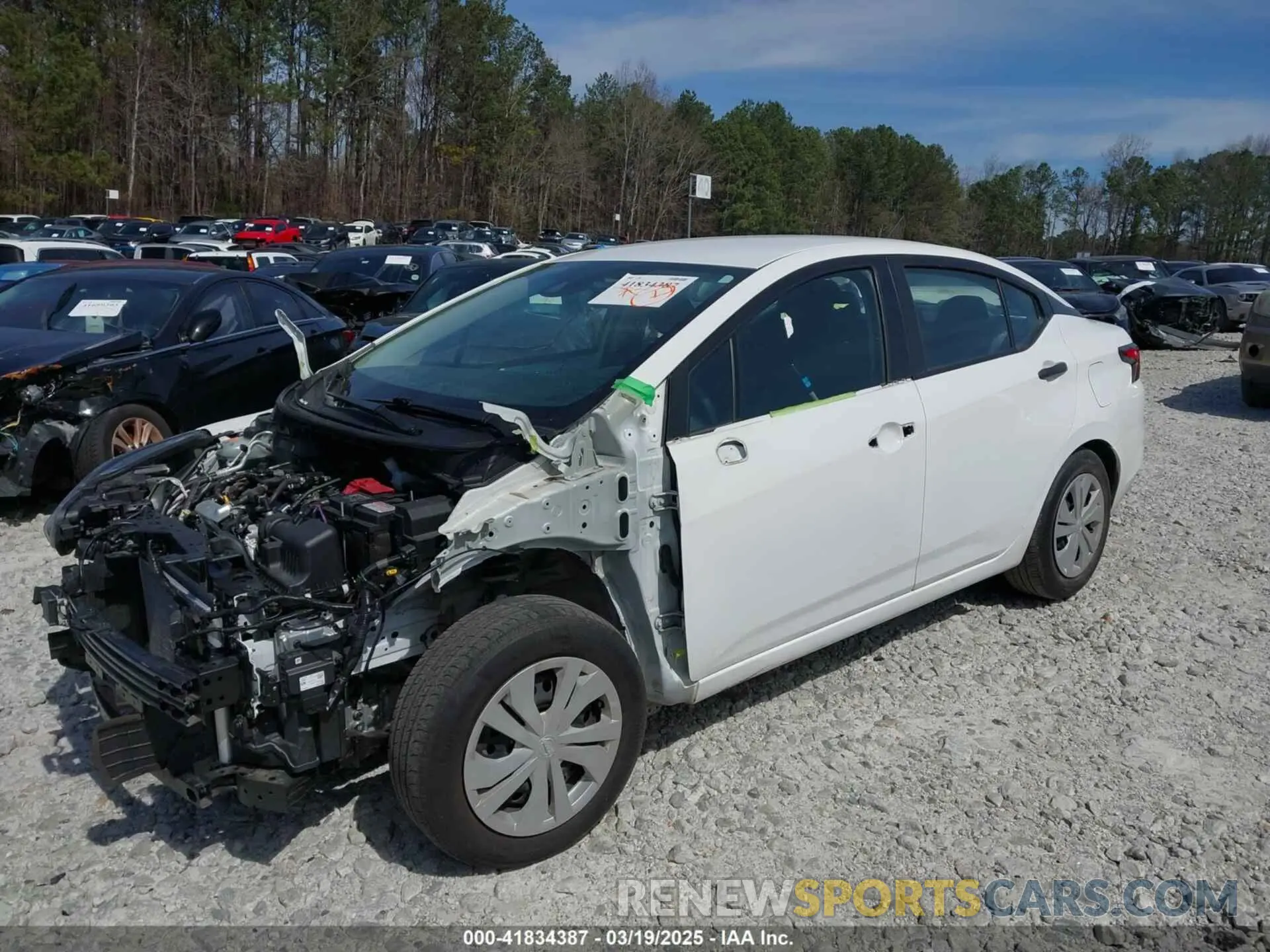 2 Photograph of a damaged car 3N1CN8DV6PL823440 NISSAN VERSA 2023