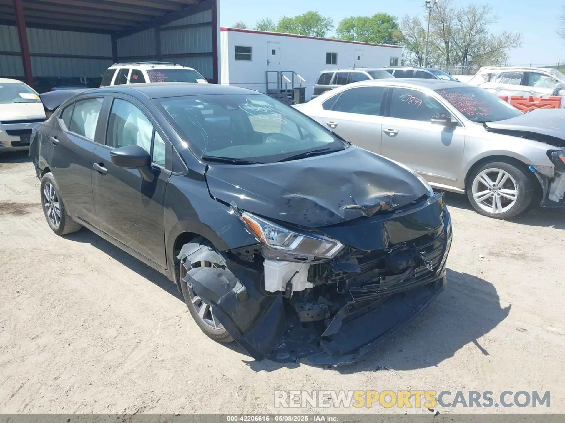 1 Photograph of a damaged car 3N1CN8DV9PL816160 NISSAN VERSA 2023