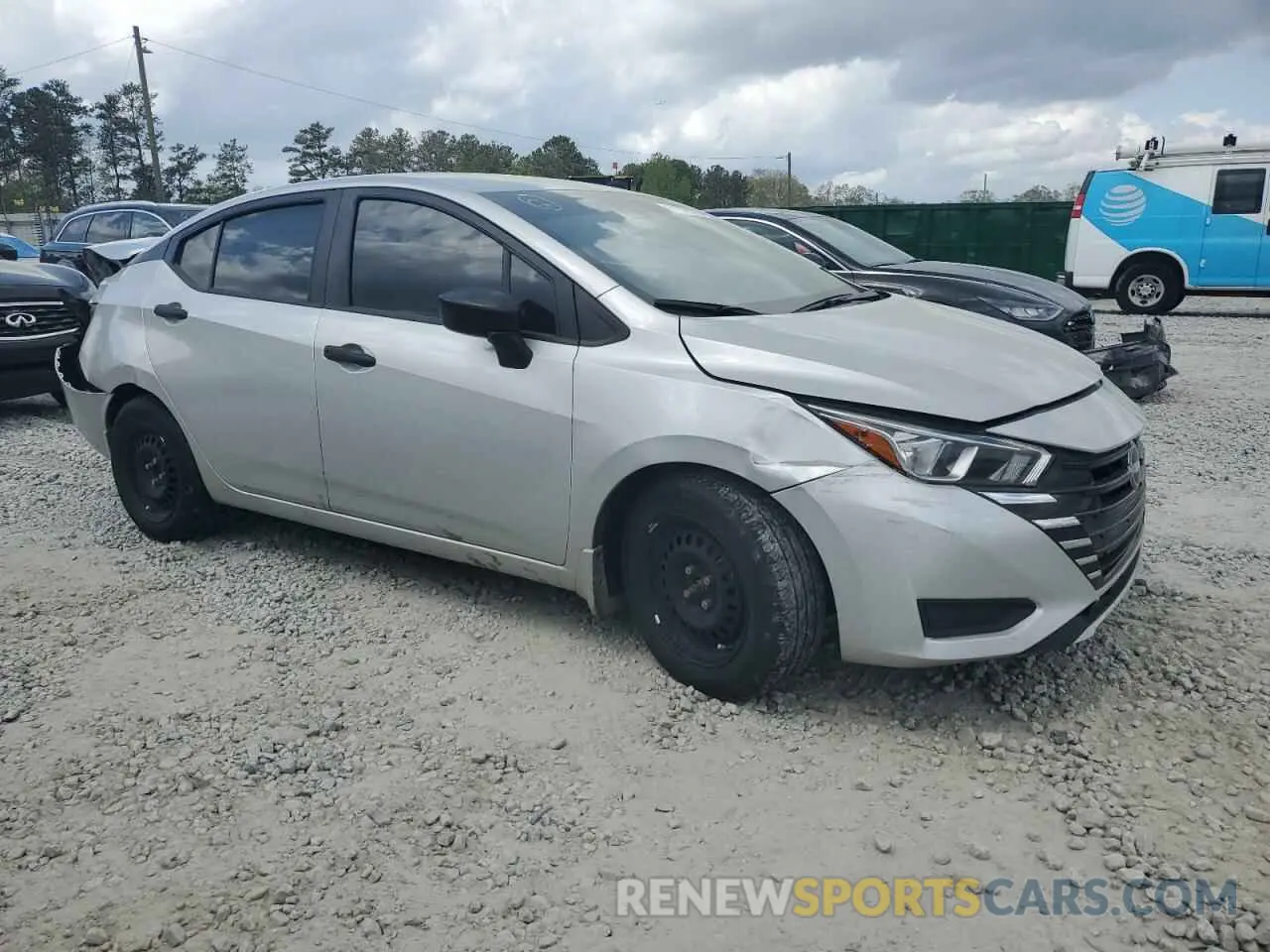 4 Photograph of a damaged car 3N1CN8DV9PL830222 NISSAN VERSA 2023