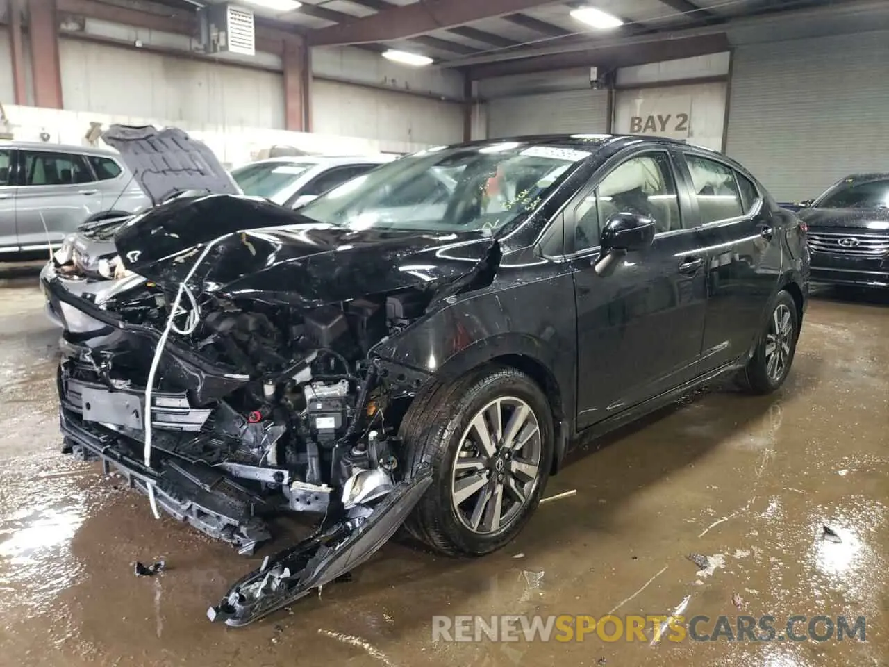 1 Photograph of a damaged car 3N1CN8EV1PL821948 NISSAN VERSA 2023