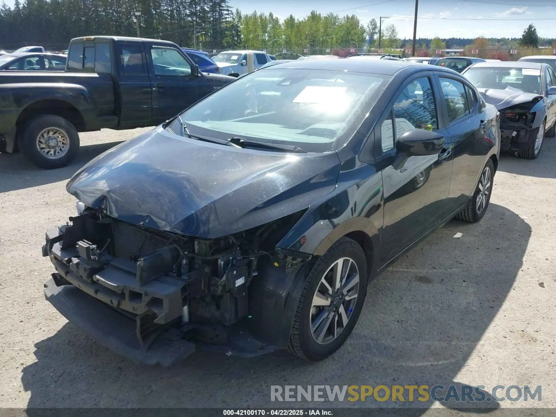 2 Photograph of a damaged car 3N1CN8EV1PL852679 NISSAN VERSA 2023