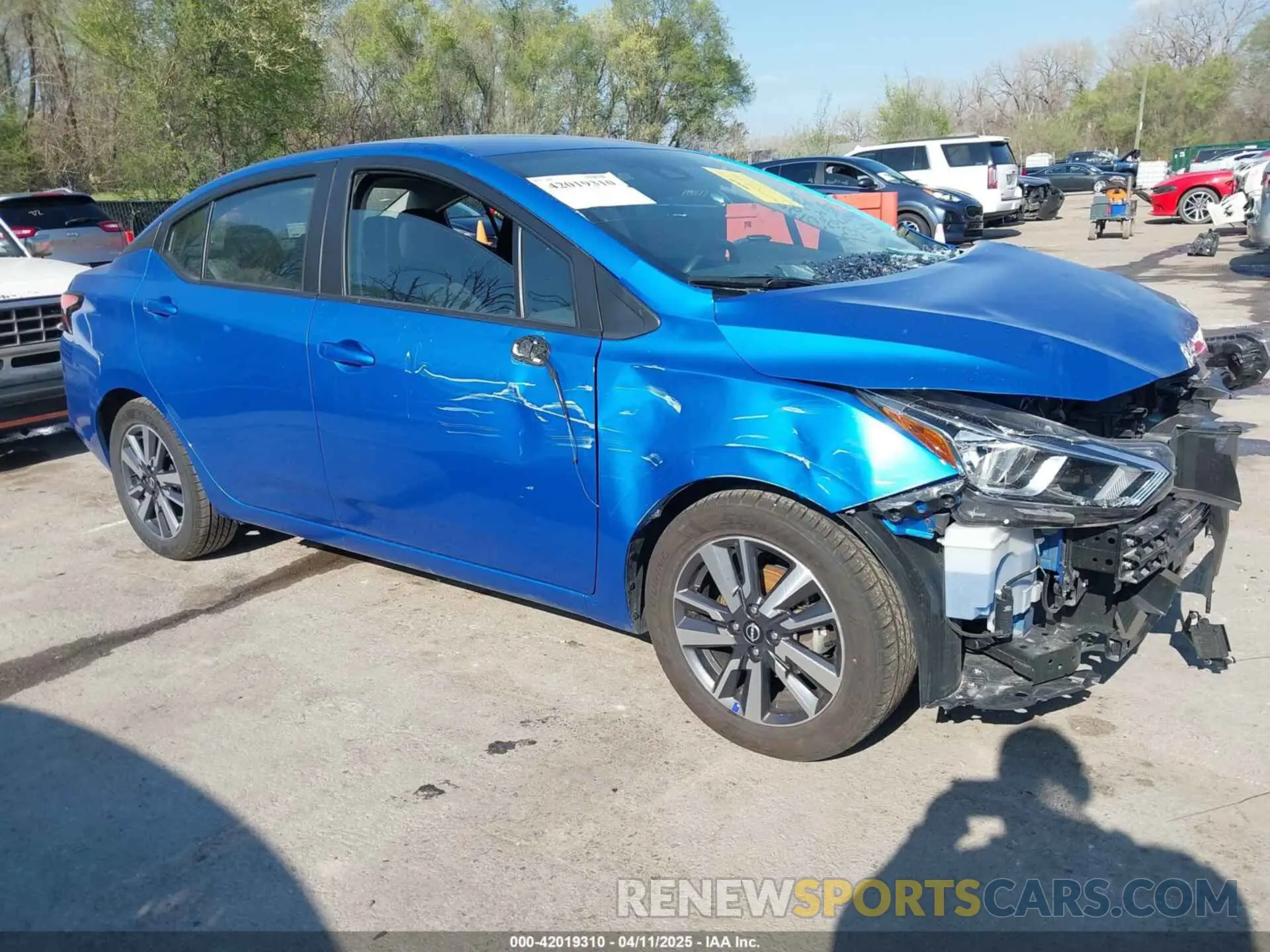 1 Photograph of a damaged car 3N1CN8EV1PL860684 NISSAN VERSA 2023