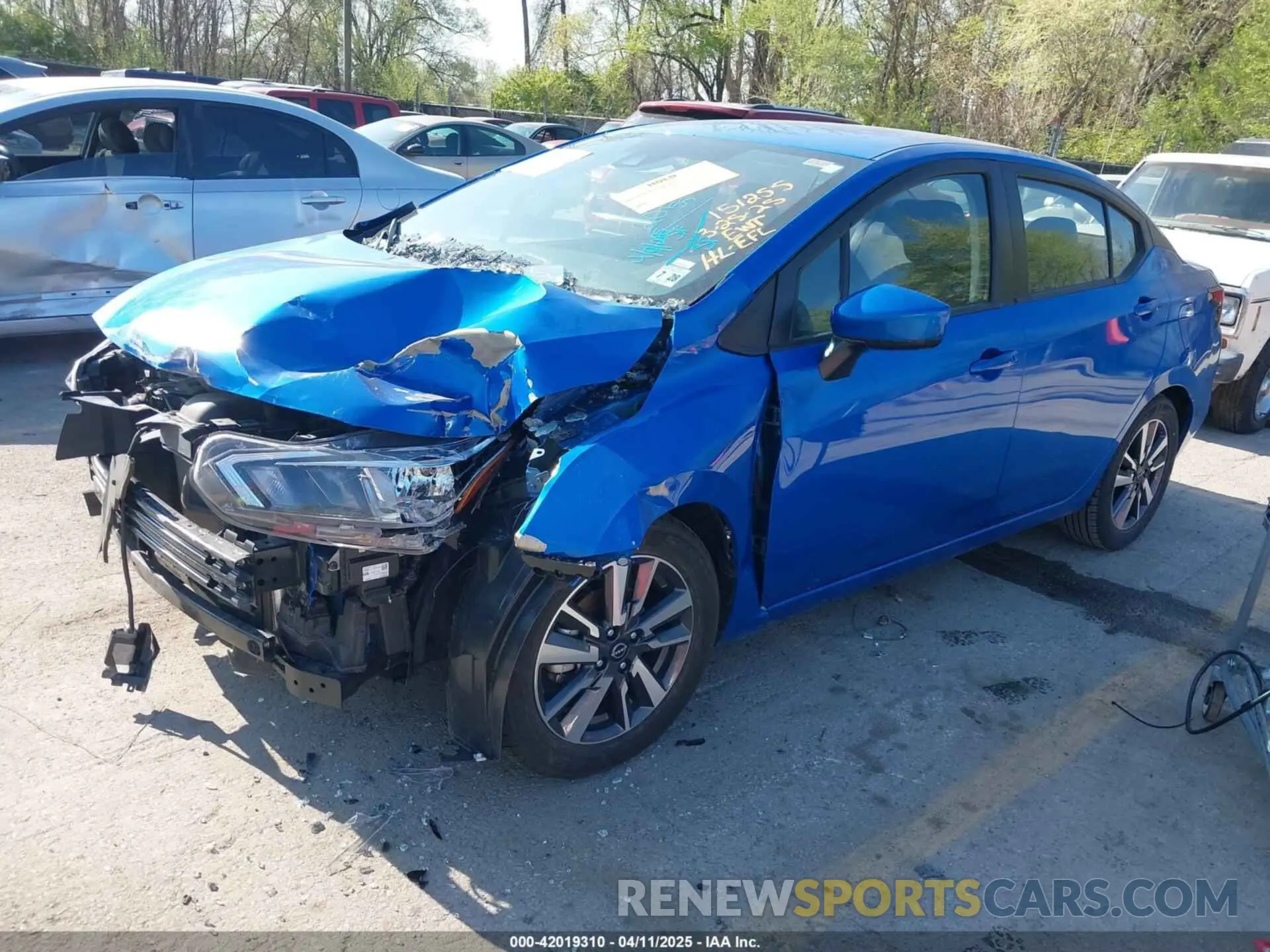 2 Photograph of a damaged car 3N1CN8EV1PL860684 NISSAN VERSA 2023