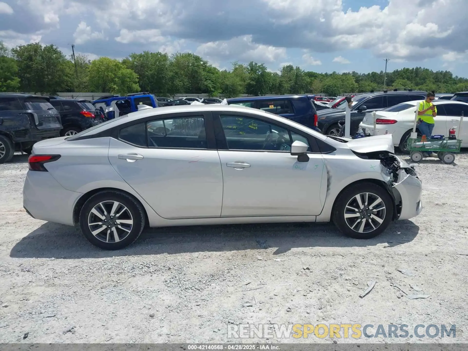 13 Photograph of a damaged car 3N1CN8EV4PL851476 NISSAN VERSA 2023