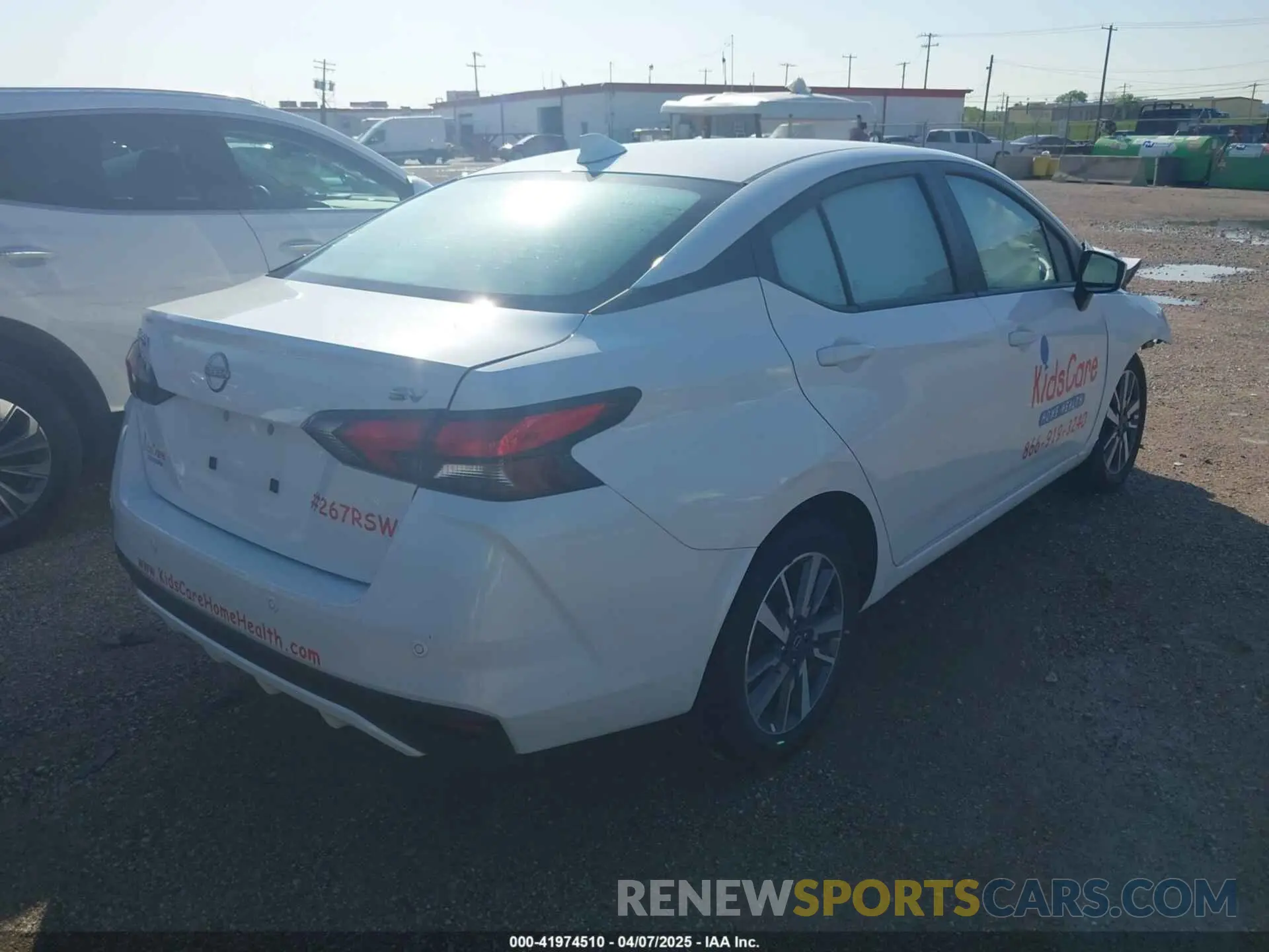 4 Photograph of a damaged car 3N1CN8EV5PL855603 NISSAN VERSA 2023