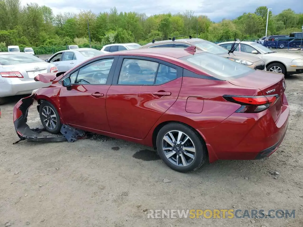 2 Photograph of a damaged car 3N1CN8EV5PL867606 NISSAN VERSA 2023