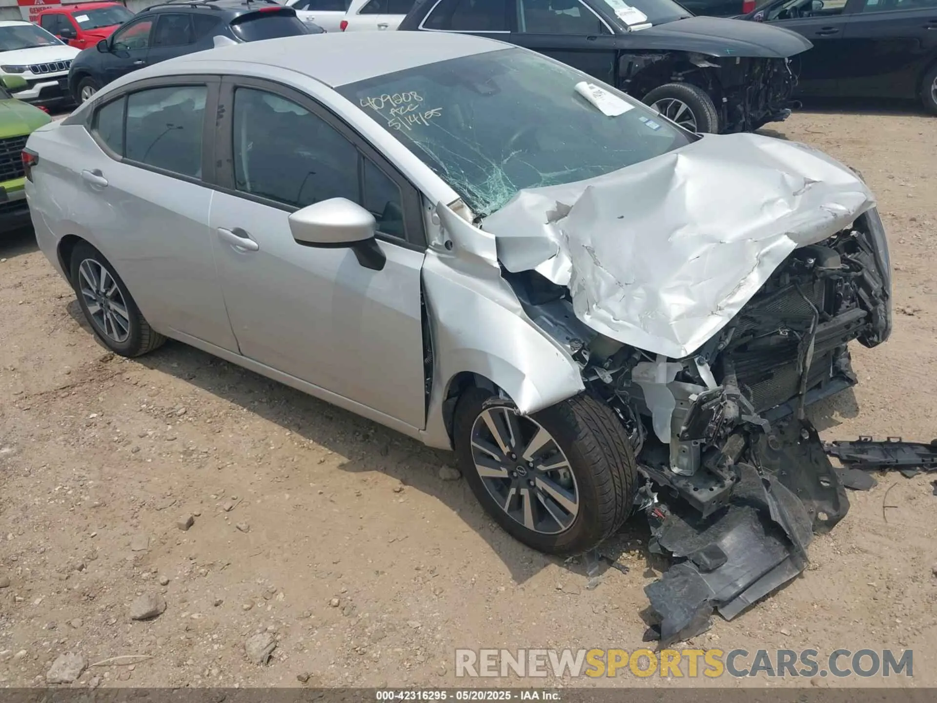 1 Photograph of a damaged car 3N1CN8EV6PL863550 NISSAN VERSA 2023