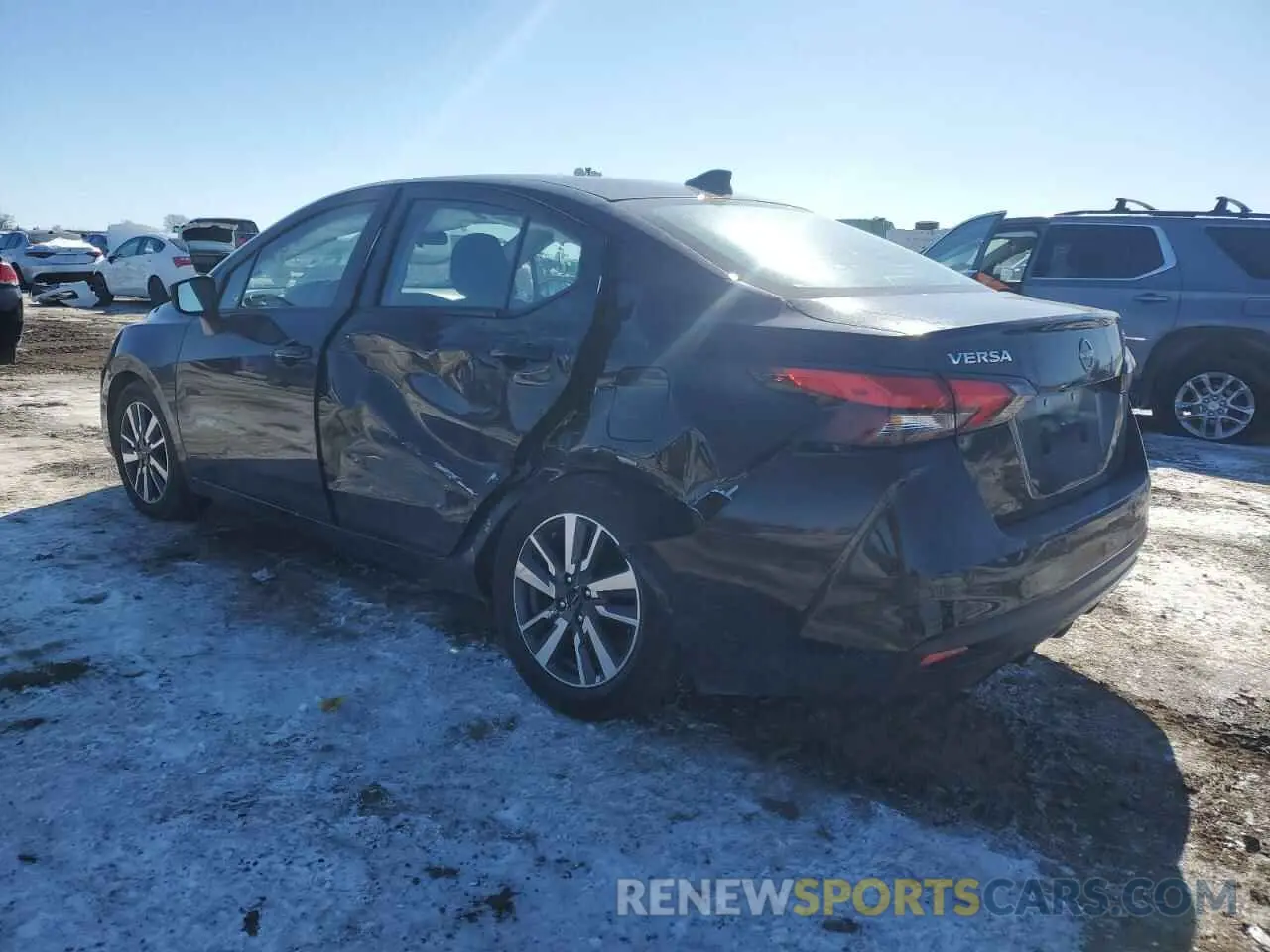 2 Photograph of a damaged car 3N1CN8EV7PL825437 NISSAN VERSA 2023