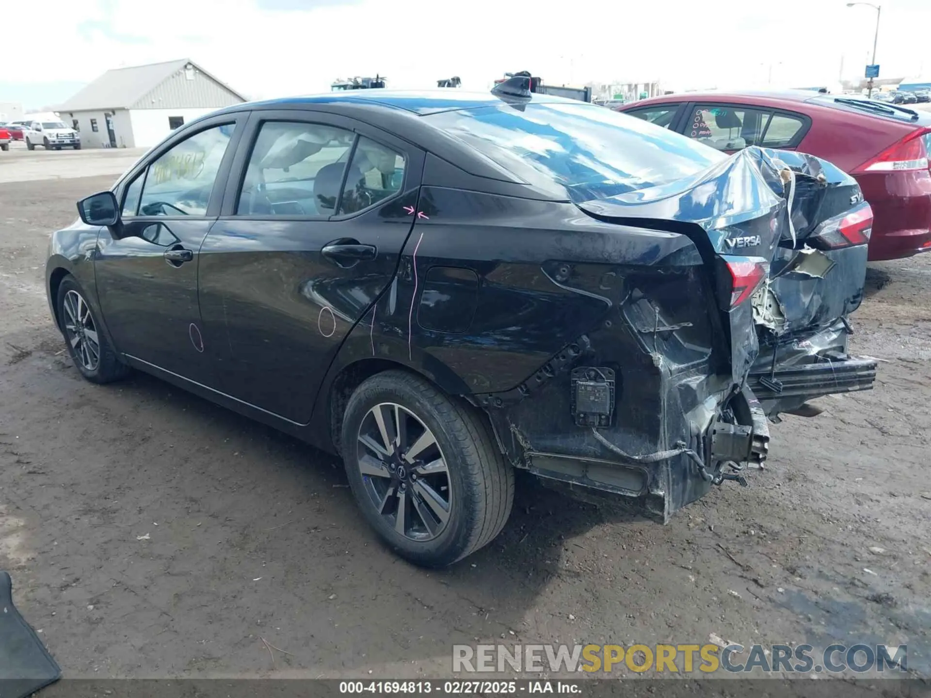 3 Photograph of a damaged car 3N1CN8EV7PL837541 NISSAN VERSA 2023