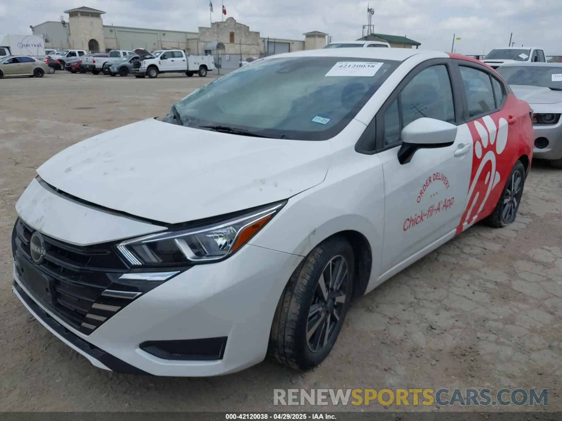 2 Photograph of a damaged car 3N1CN8EV7PL838348 NISSAN VERSA 2023