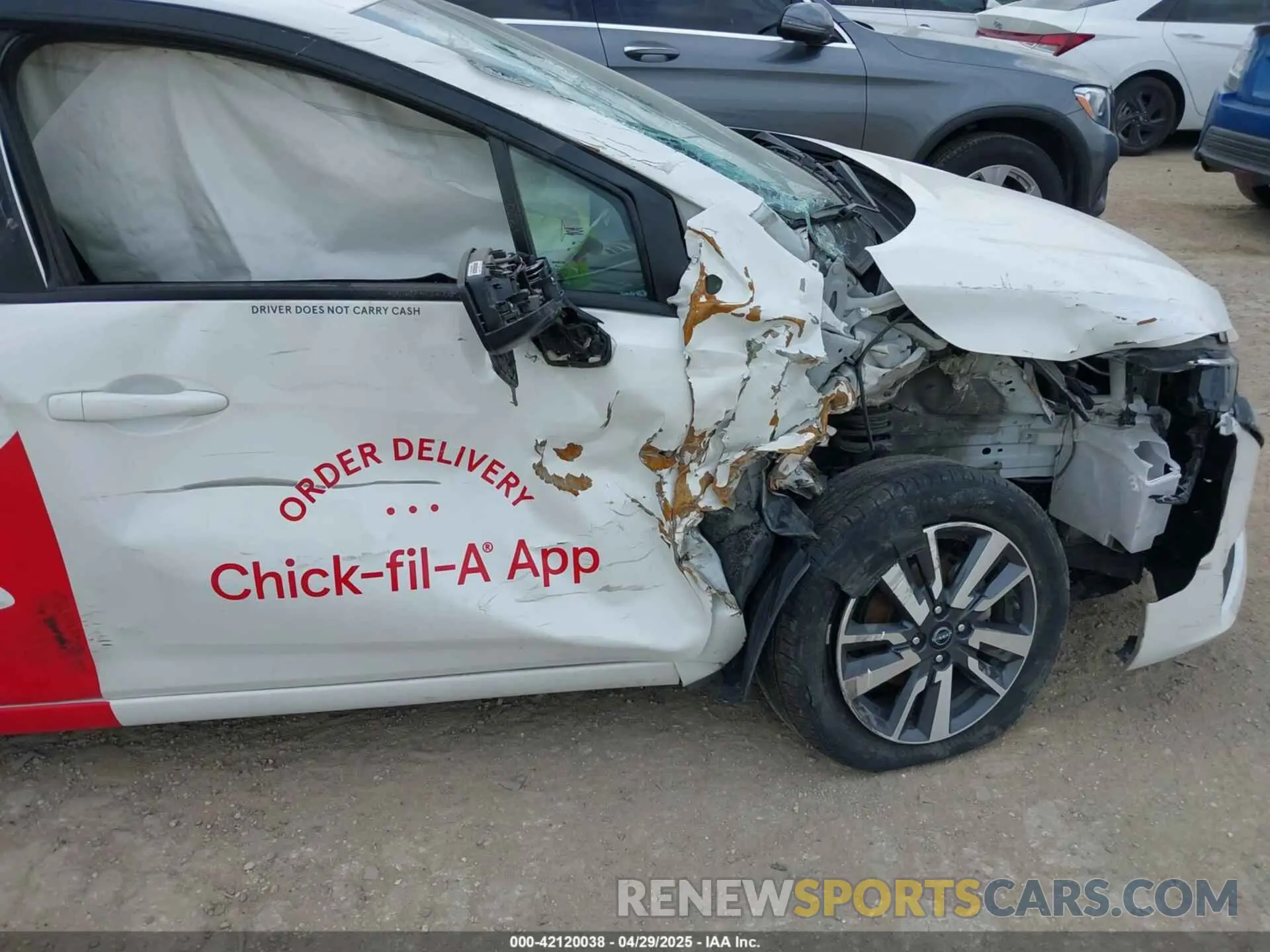 6 Photograph of a damaged car 3N1CN8EV7PL838348 NISSAN VERSA 2023