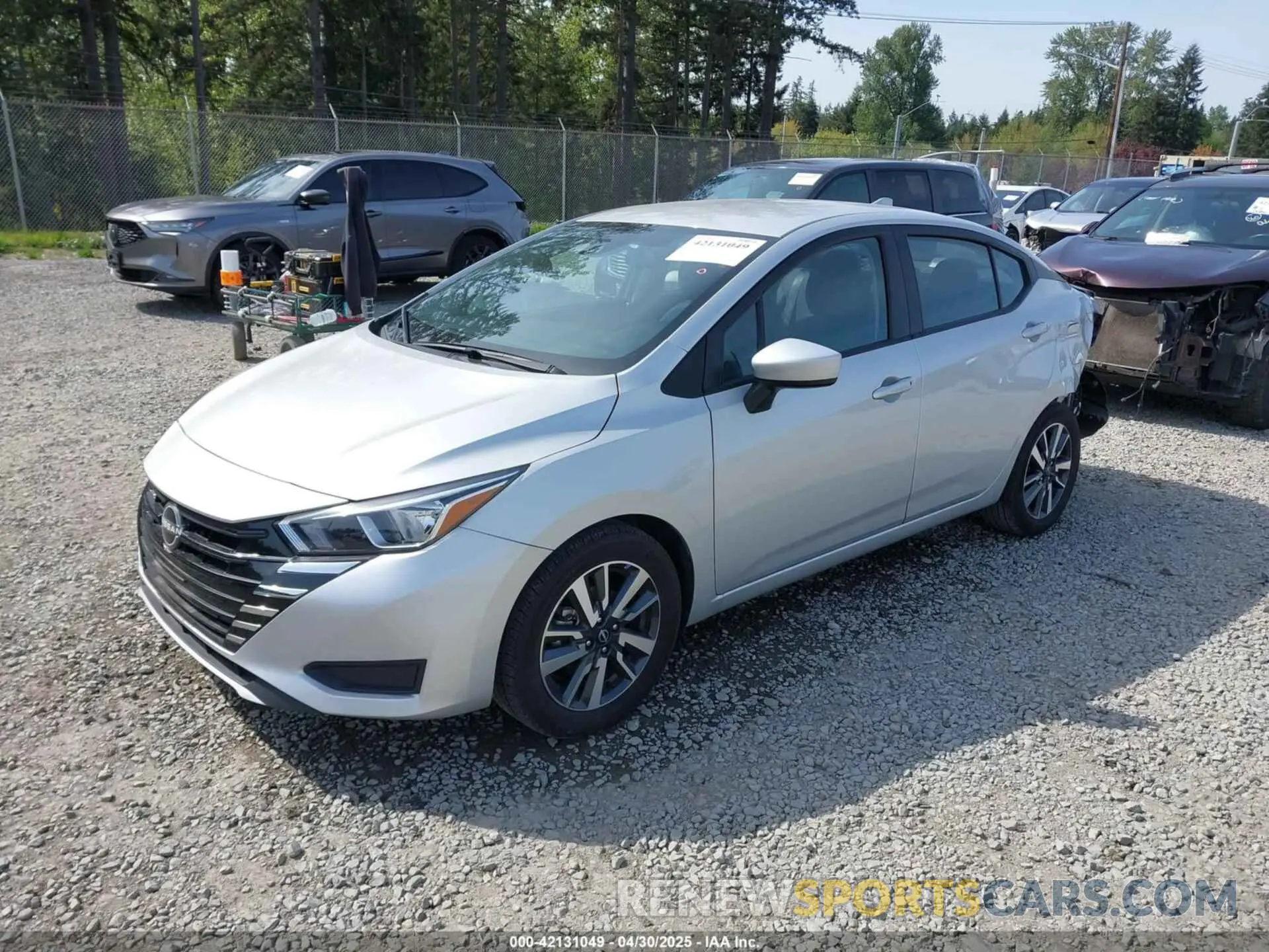2 Photograph of a damaged car 3N1CN8EV8PL818920 NISSAN VERSA 2023