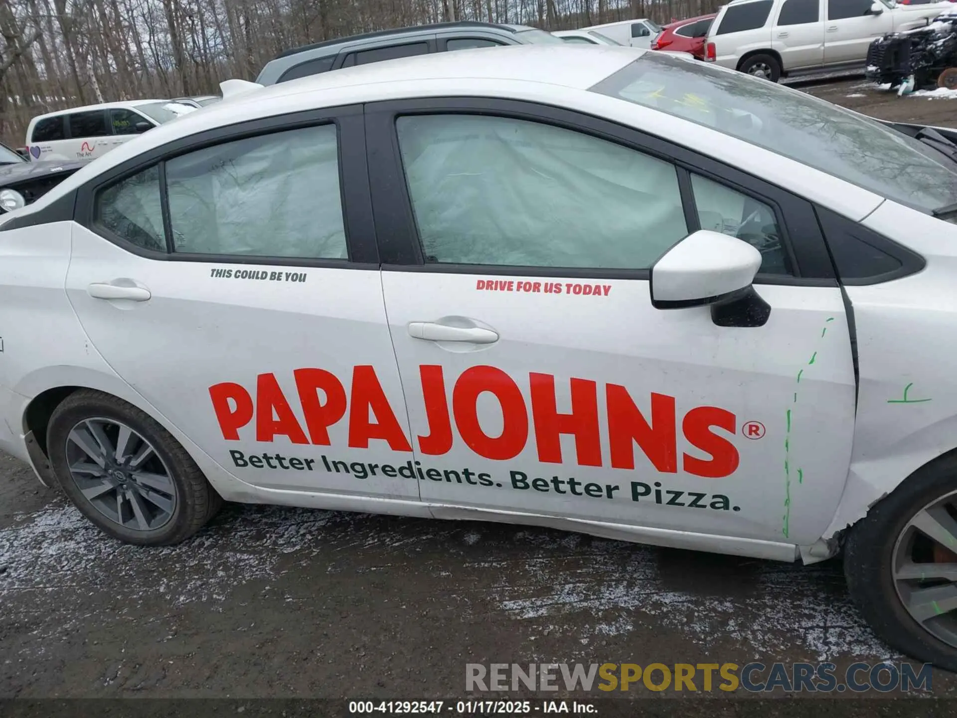 14 Photograph of a damaged car 3N1CN8EV8PL871536 NISSAN VERSA 2023