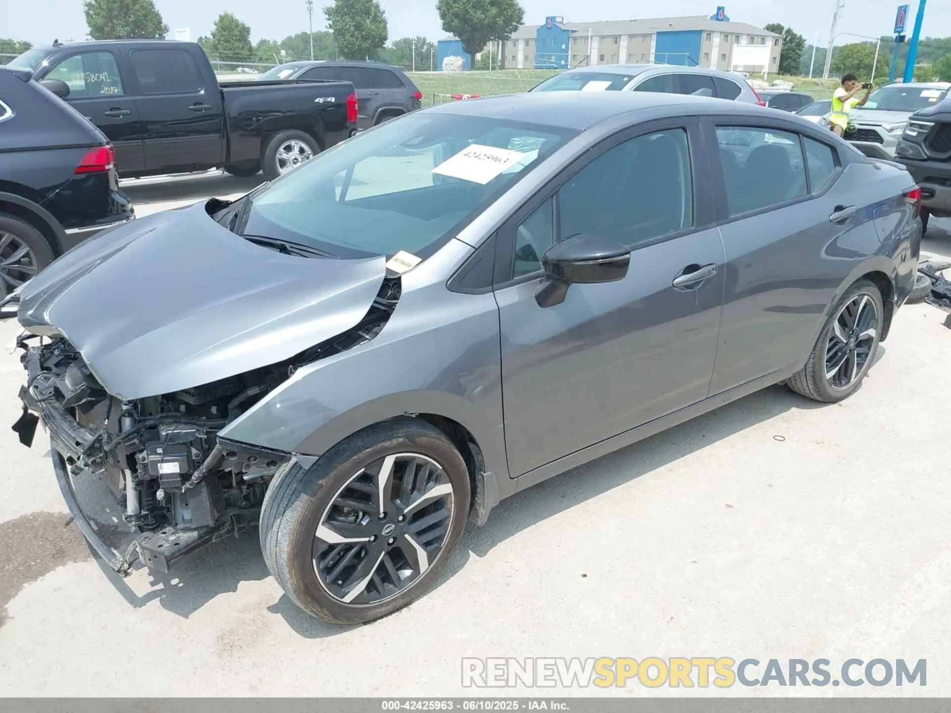 2 Photograph of a damaged car 3N1CN8FV1PL856536 NISSAN VERSA 2023