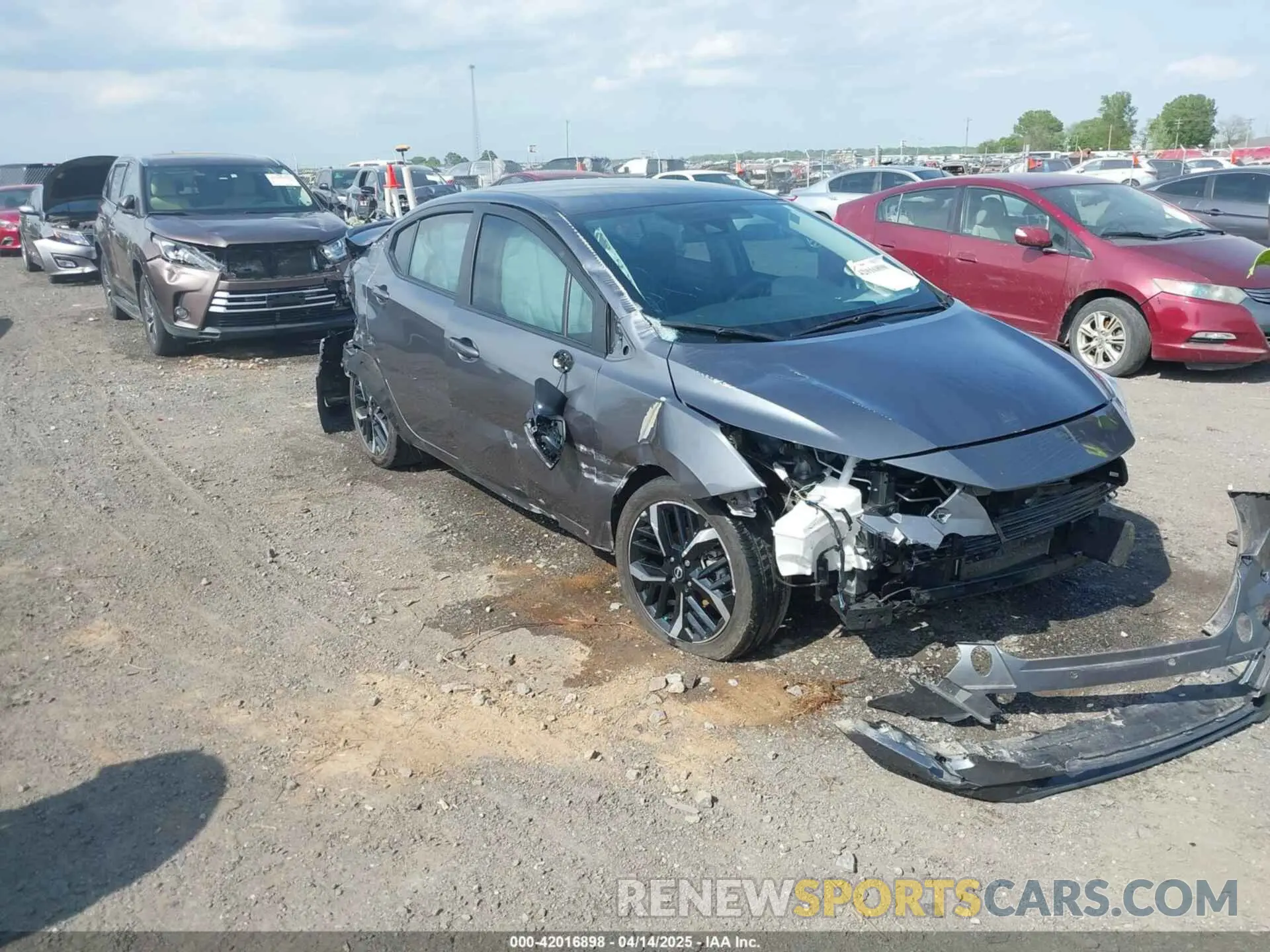 1 Photograph of a damaged car 3N1CN8FV9PL860303 NISSAN VERSA 2023
