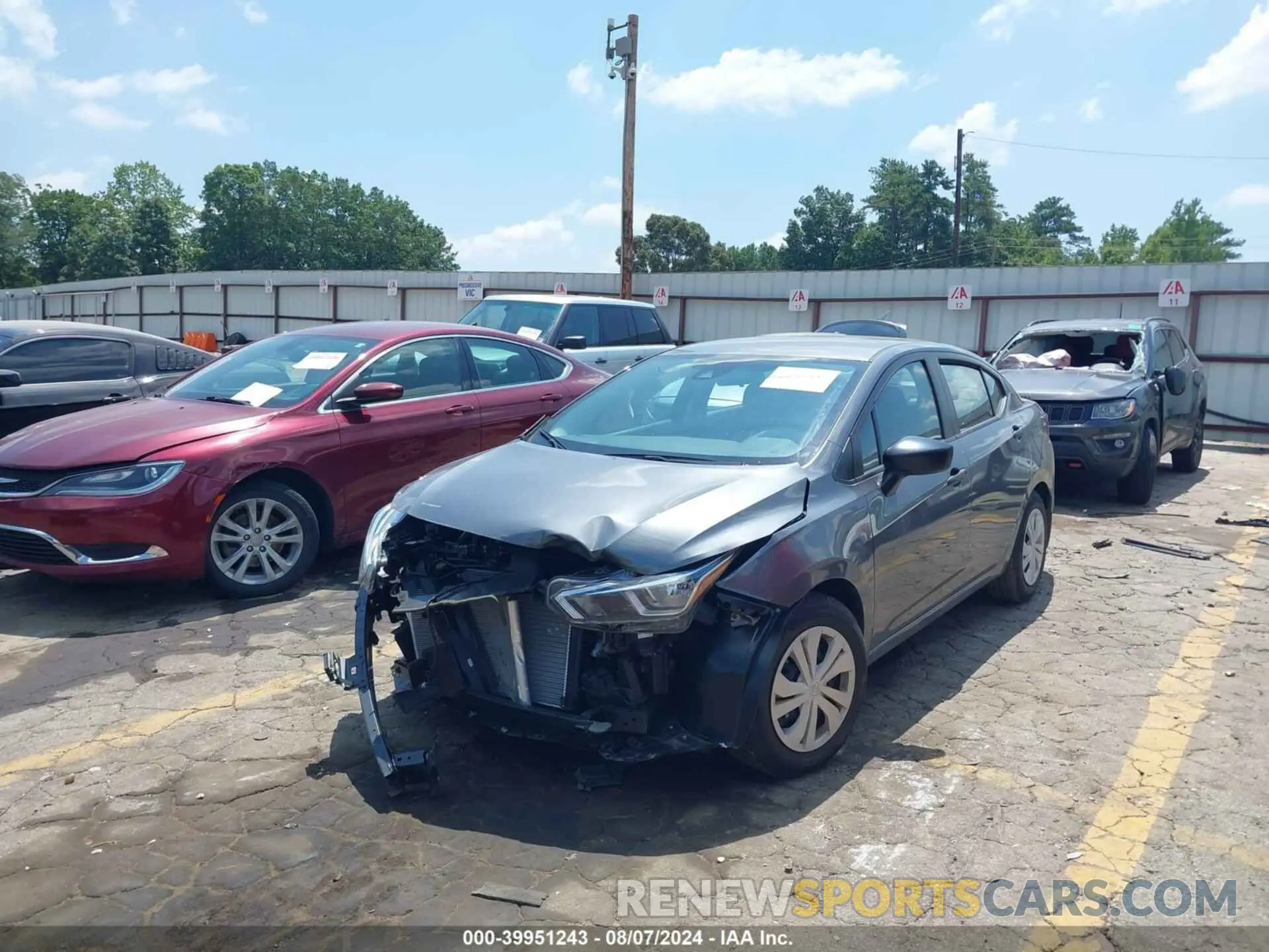 2 Photograph of a damaged car 3N1CN8DV0RL840544 NISSAN VERSA 2024