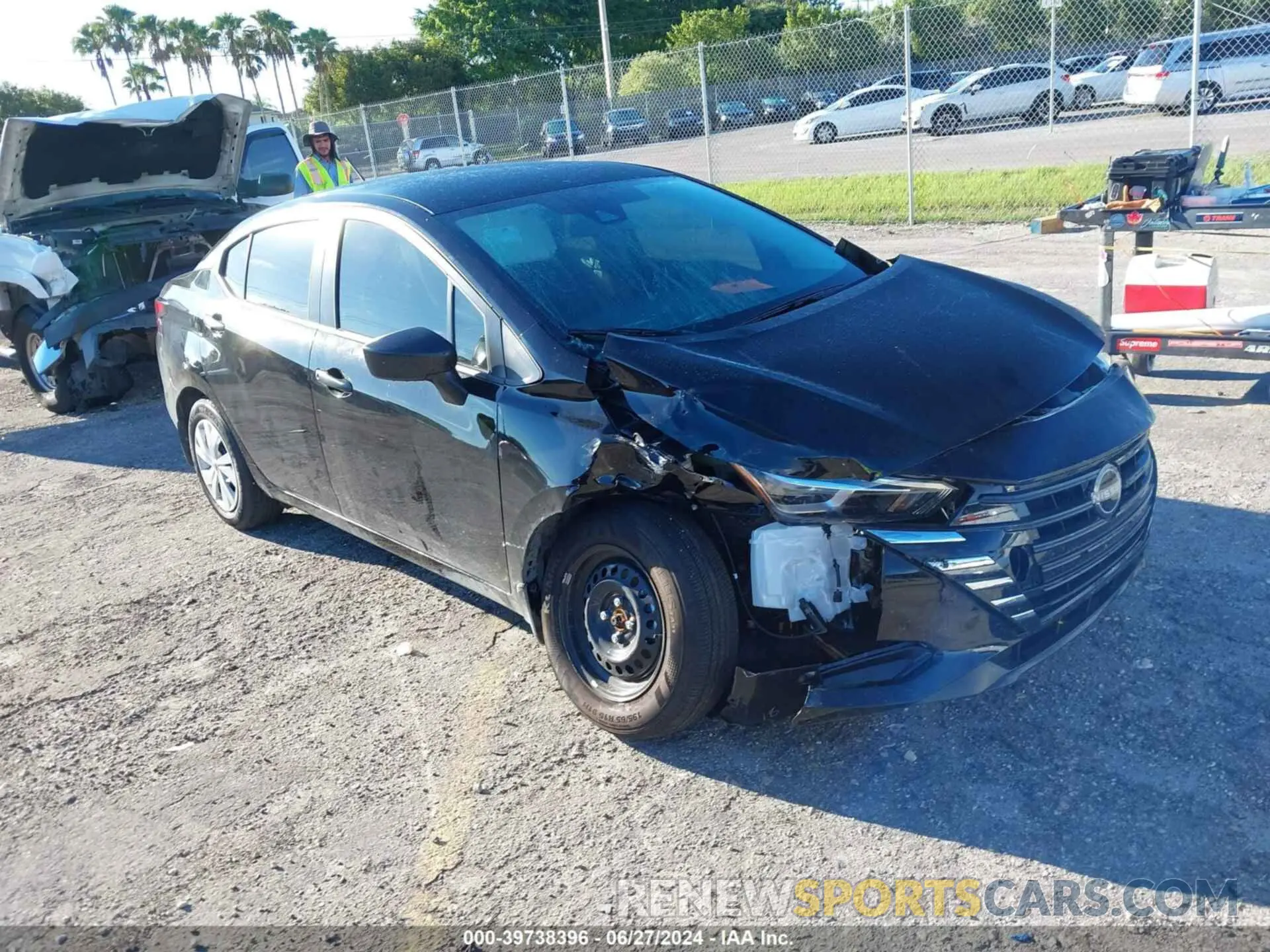 1 Photograph of a damaged car 3N1CN8DV0RL869963 NISSAN VERSA 2024