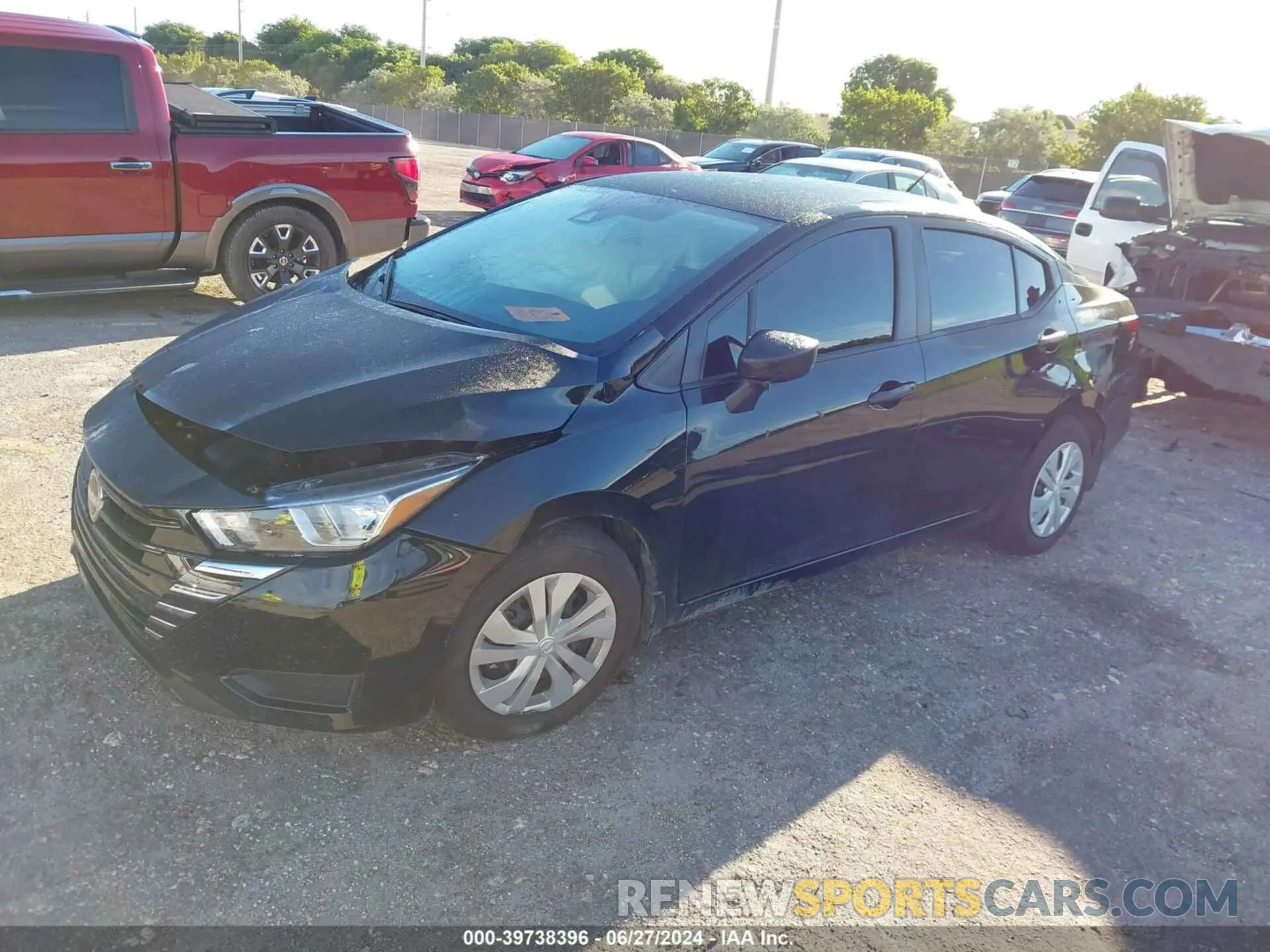 2 Photograph of a damaged car 3N1CN8DV0RL869963 NISSAN VERSA 2024