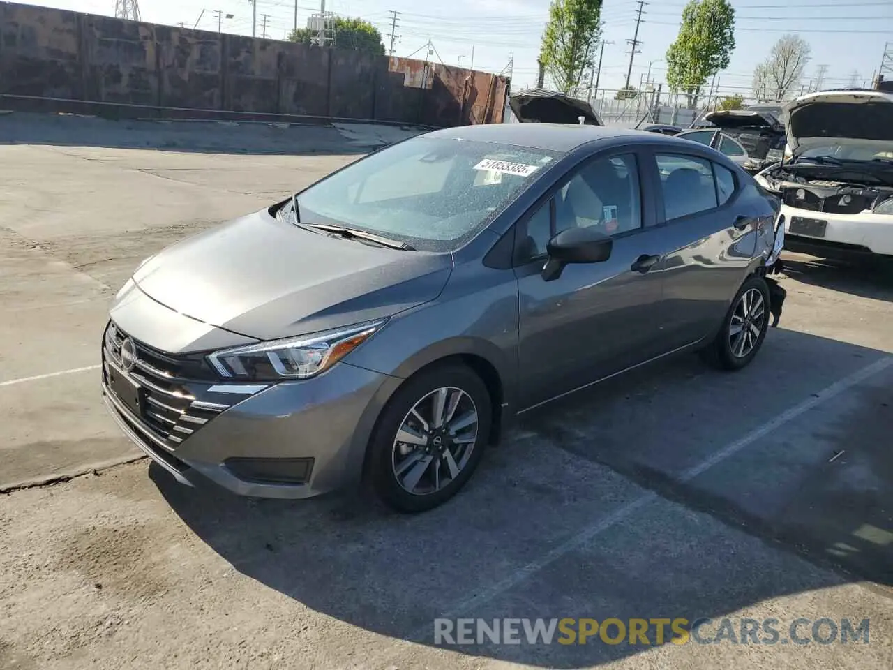 1 Photograph of a damaged car 3N1CN8DV0RL910138 NISSAN VERSA 2024
