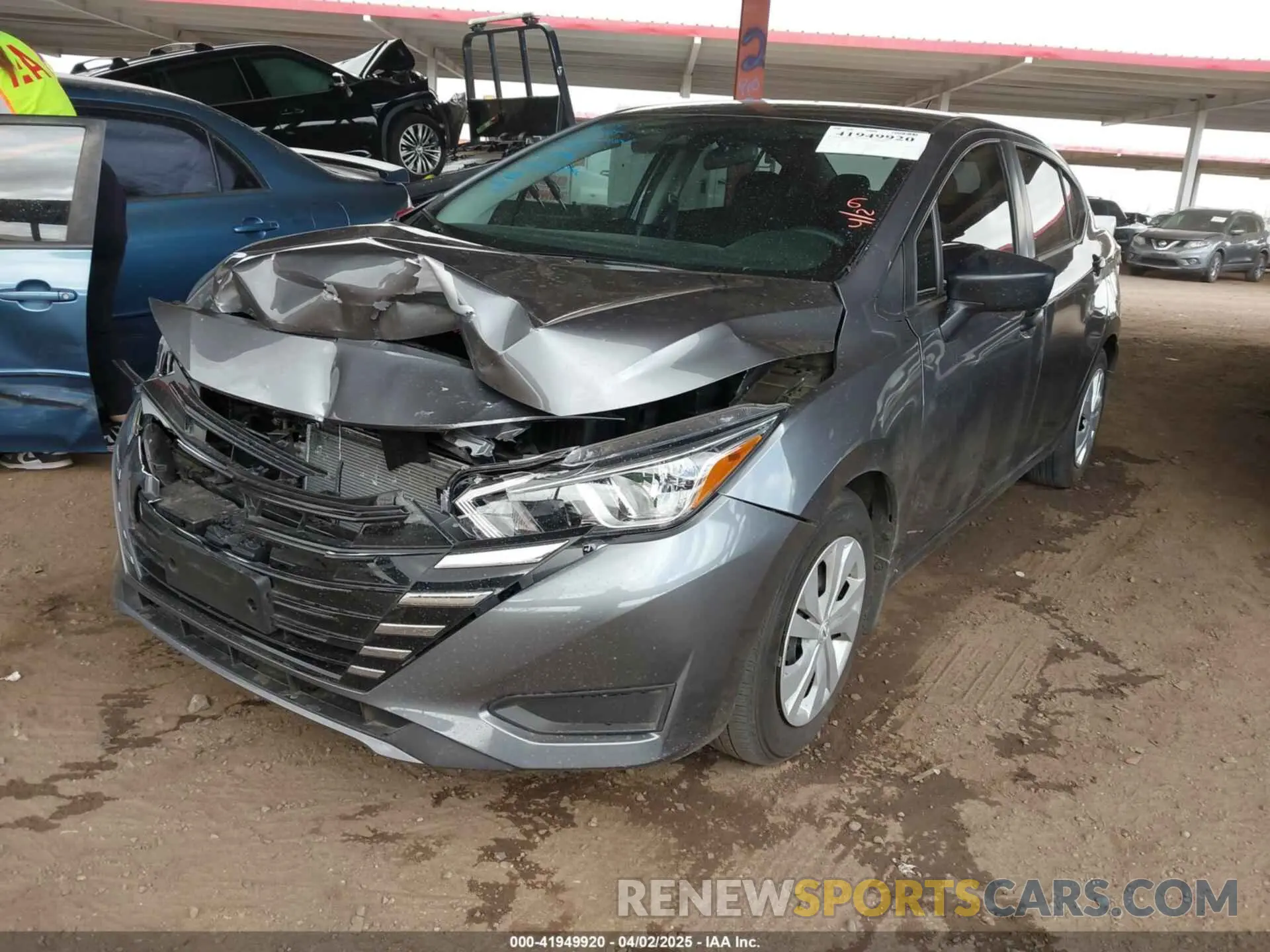2 Photograph of a damaged car 3N1CN8DV1RL917096 NISSAN VERSA 2024