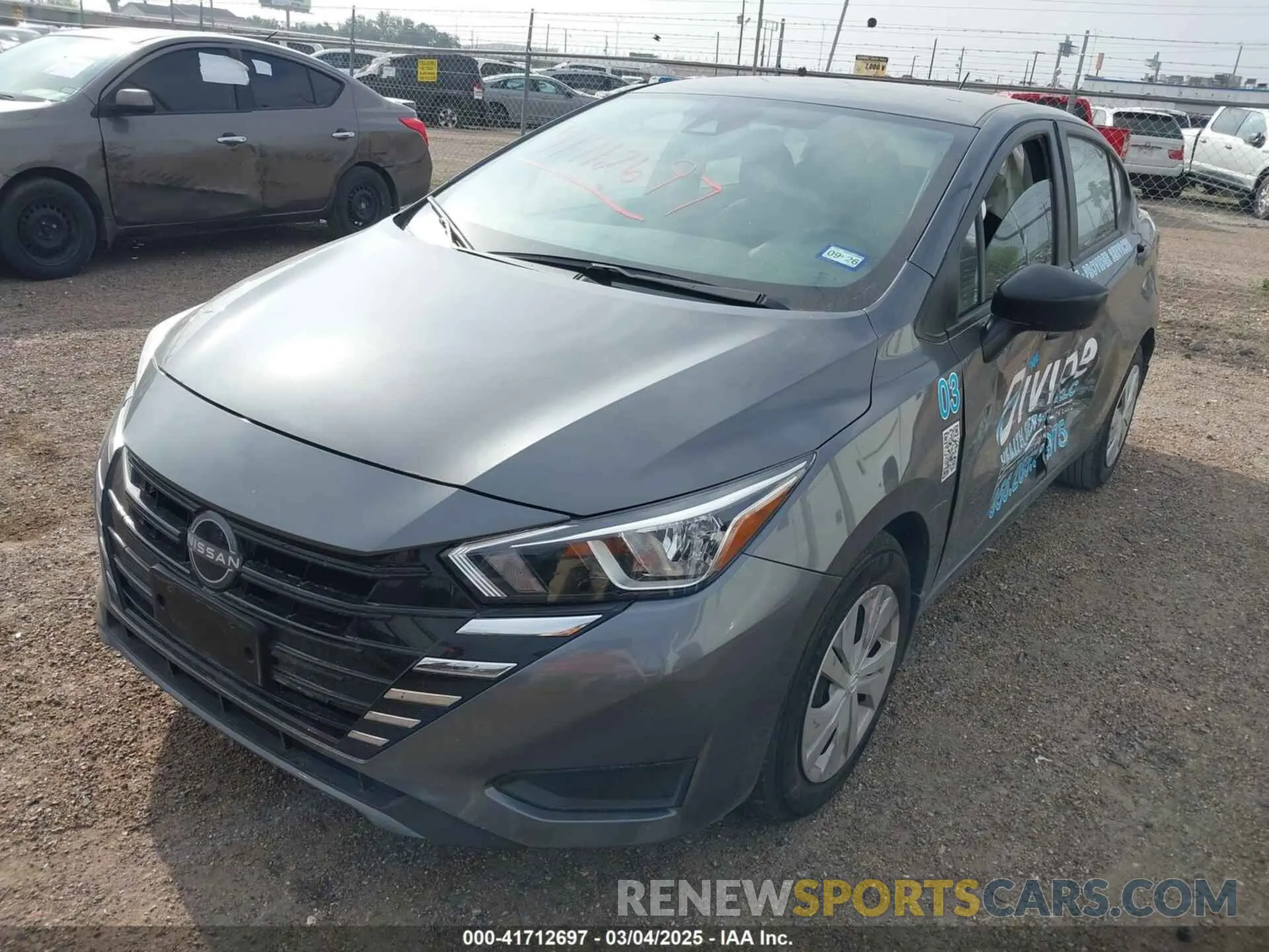 2 Photograph of a damaged car 3N1CN8DV1RL918569 NISSAN VERSA 2024
