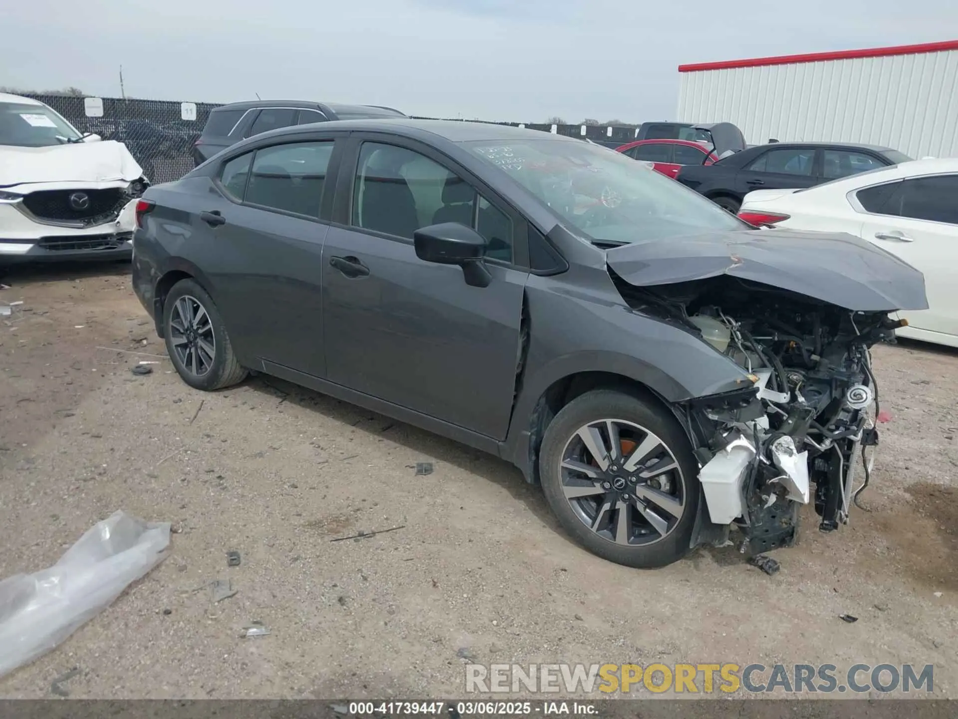 1 Photograph of a damaged car 3N1CN8DV2RL826287 NISSAN VERSA 2024