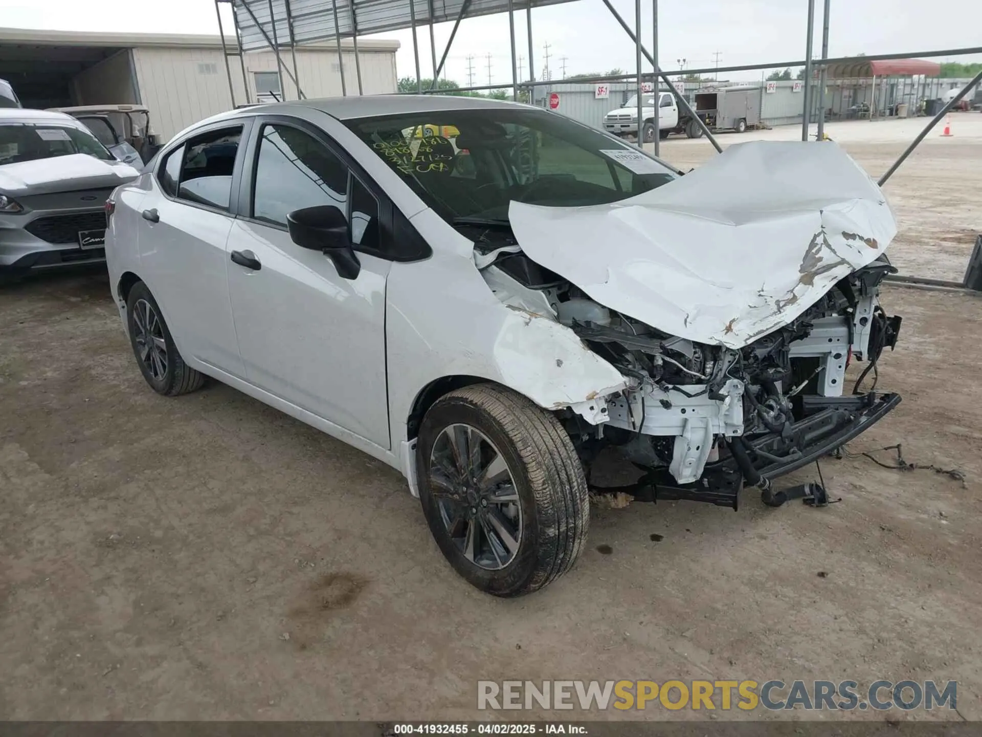 1 Photograph of a damaged car 3N1CN8DV2RL898168 NISSAN VERSA 2024