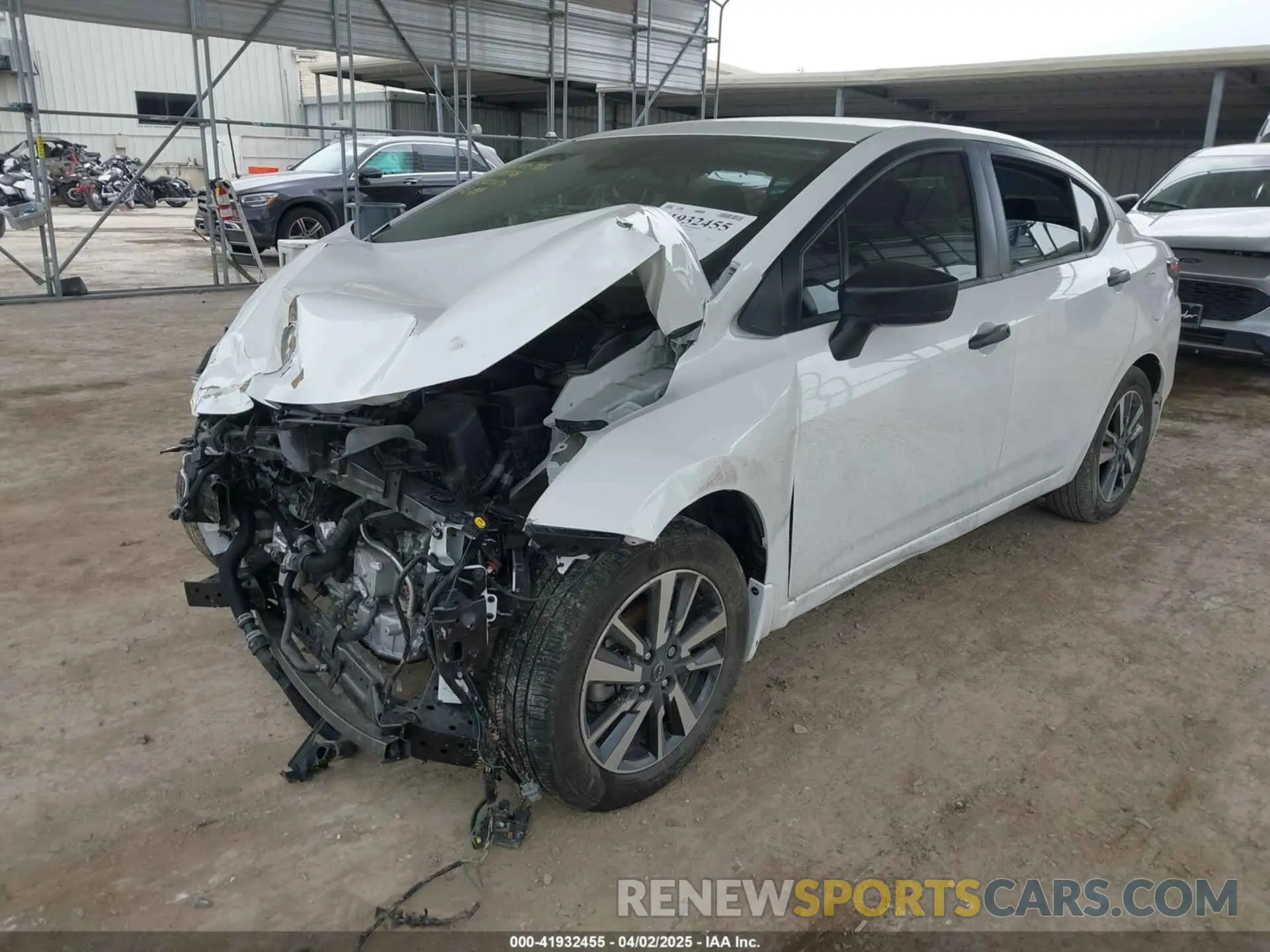 2 Photograph of a damaged car 3N1CN8DV2RL898168 NISSAN VERSA 2024