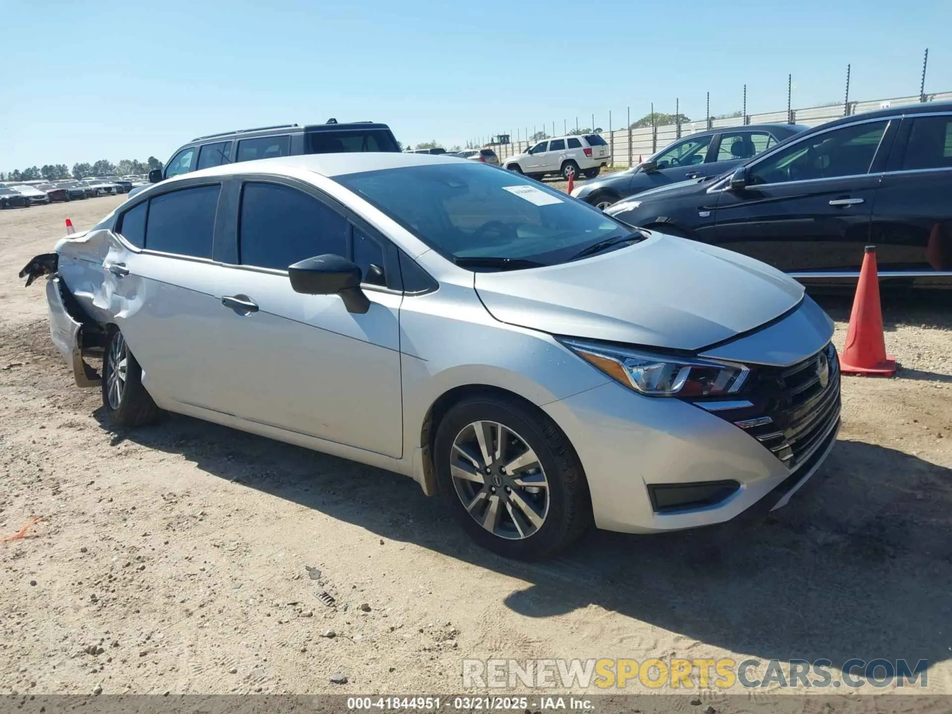 1 Photograph of a damaged car 3N1CN8DV2RL923750 NISSAN VERSA 2024