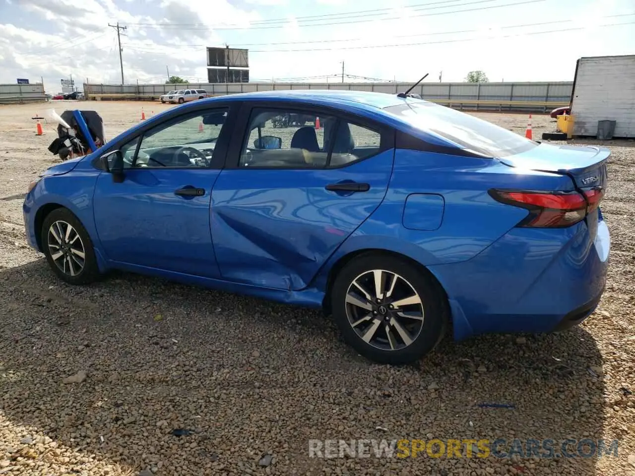 2 Photograph of a damaged car 3N1CN8DV2RL924865 NISSAN VERSA 2024