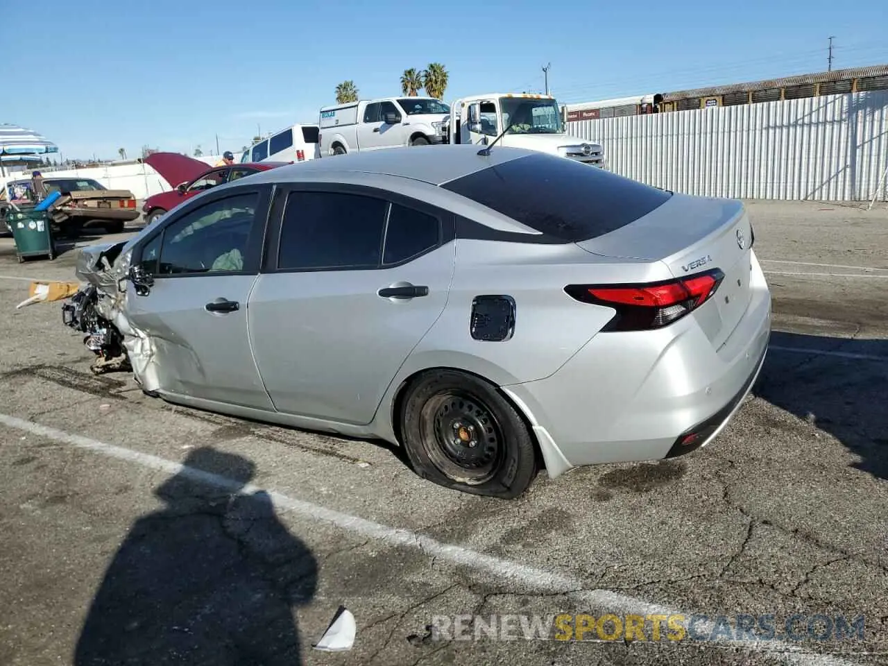 2 Photograph of a damaged car 3N1CN8DV3RL835774 NISSAN VERSA 2024