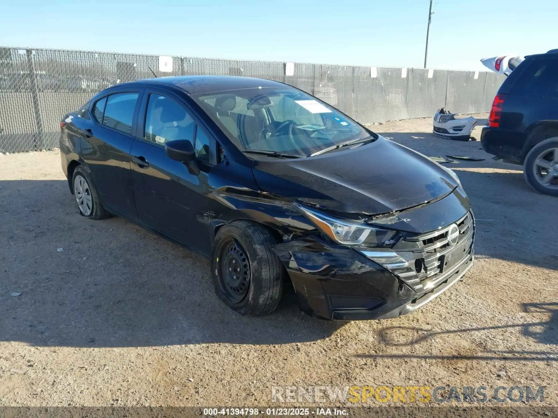 1 Photograph of a damaged car 3N1CN8DV3RL872601 NISSAN VERSA 2024