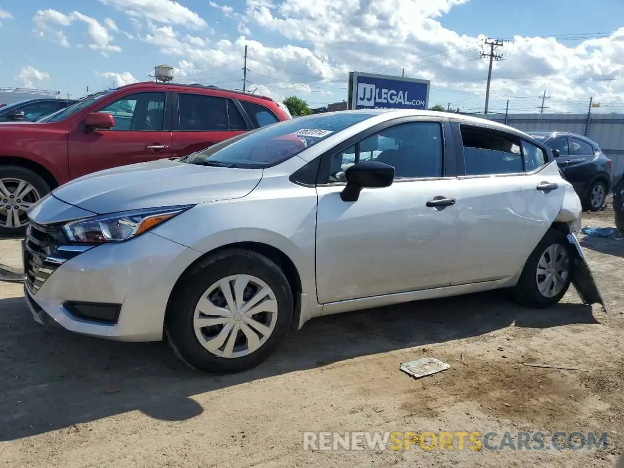 1 Photograph of a damaged car 3N1CN8DV3RL897613 NISSAN VERSA 2024